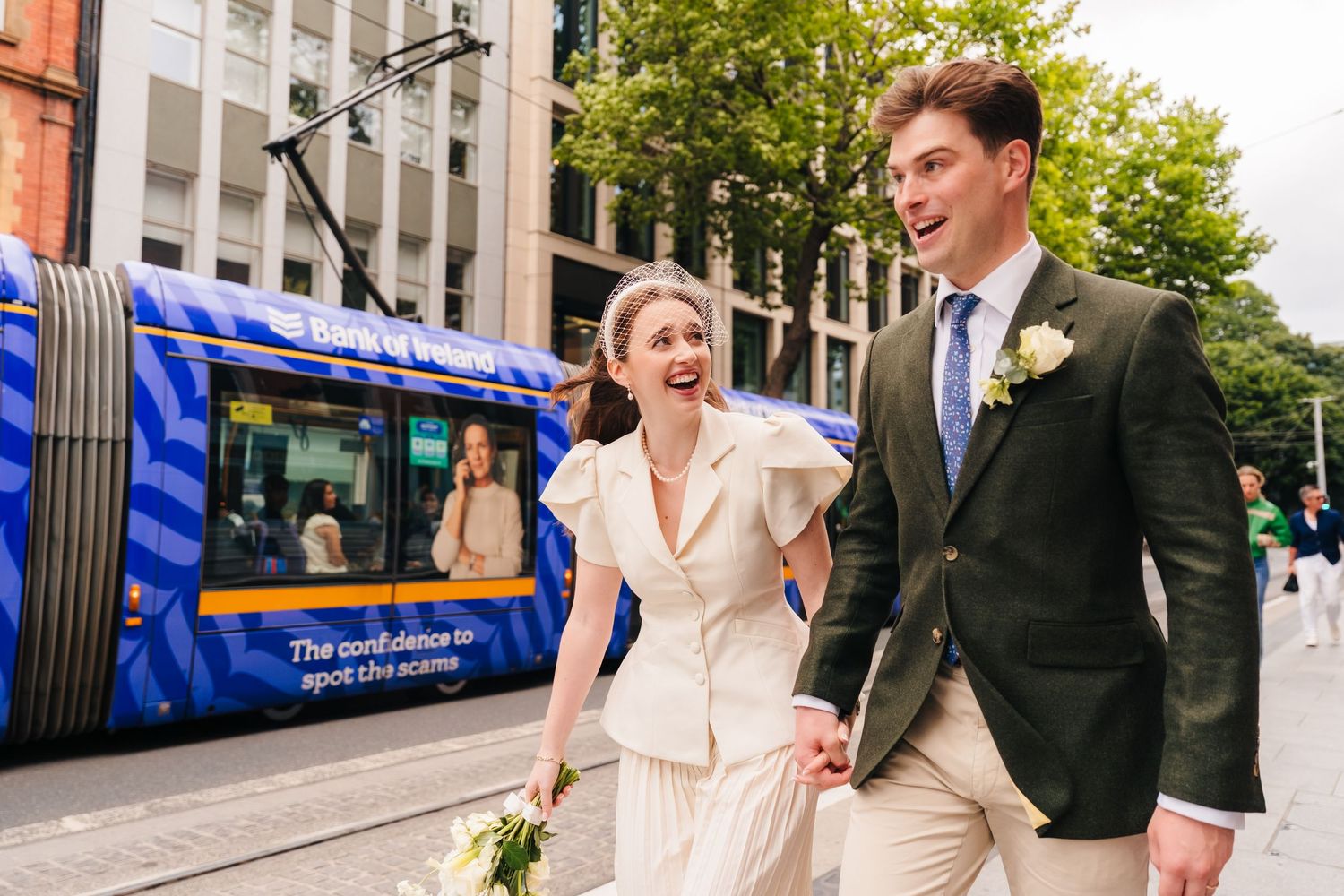 candid natural documentary wedding photographer dublin trinity college city