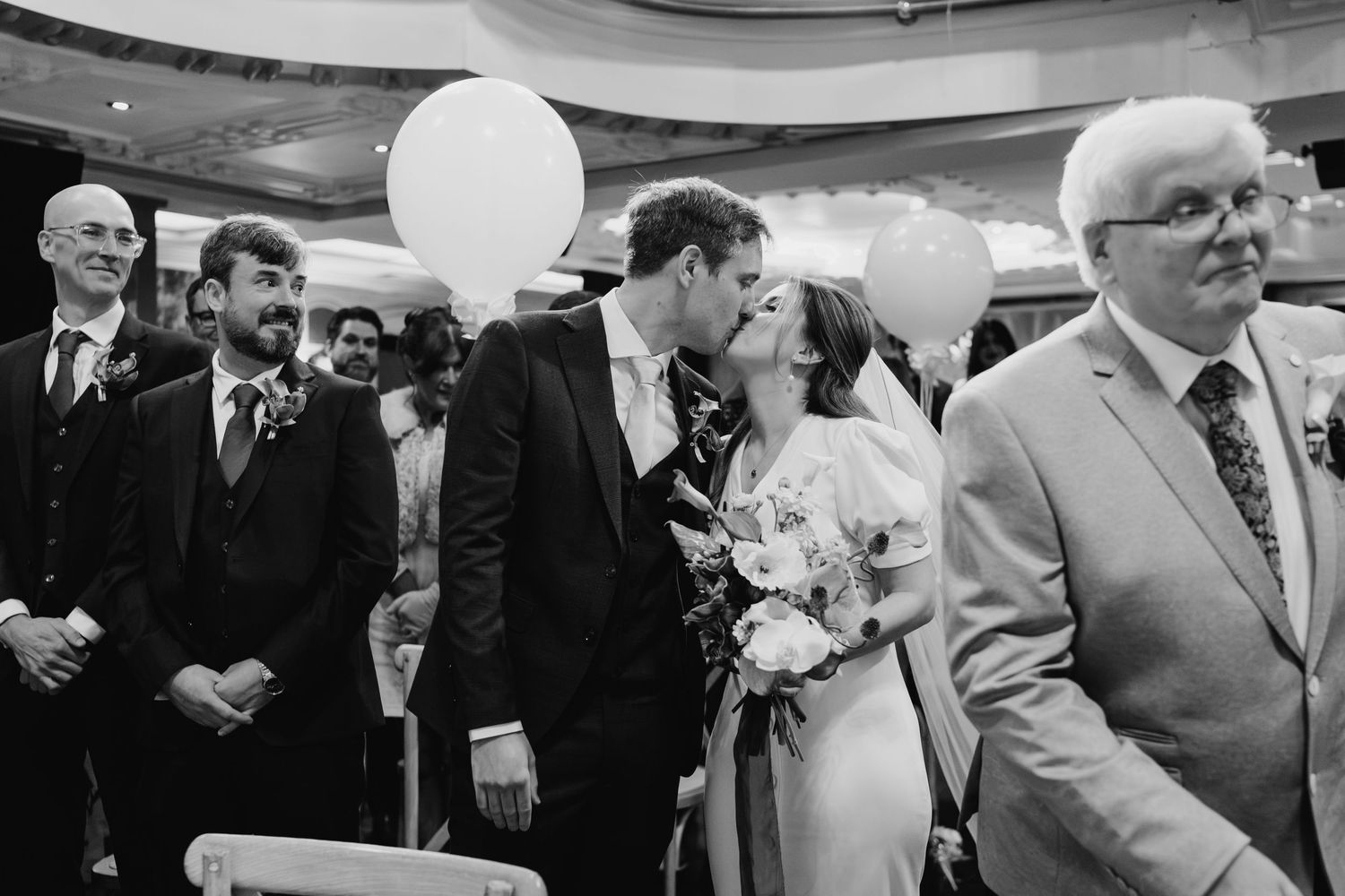 Intimate civil ceremony at the Set Theatre Kilkenny photographed by Dublin wedding photographer