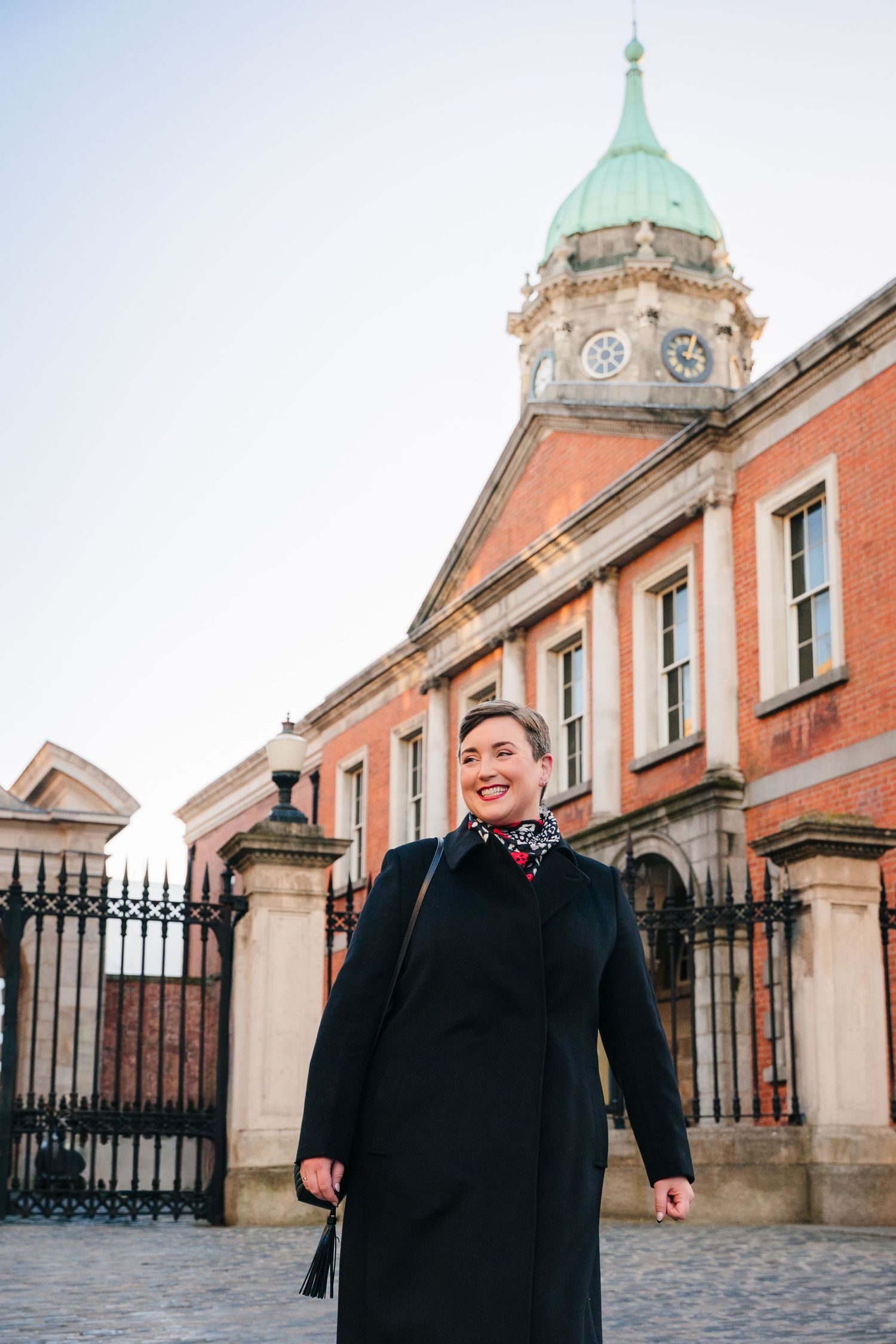 Unposed family moment in Dublin photographed by a professional vacation photographer Ireland