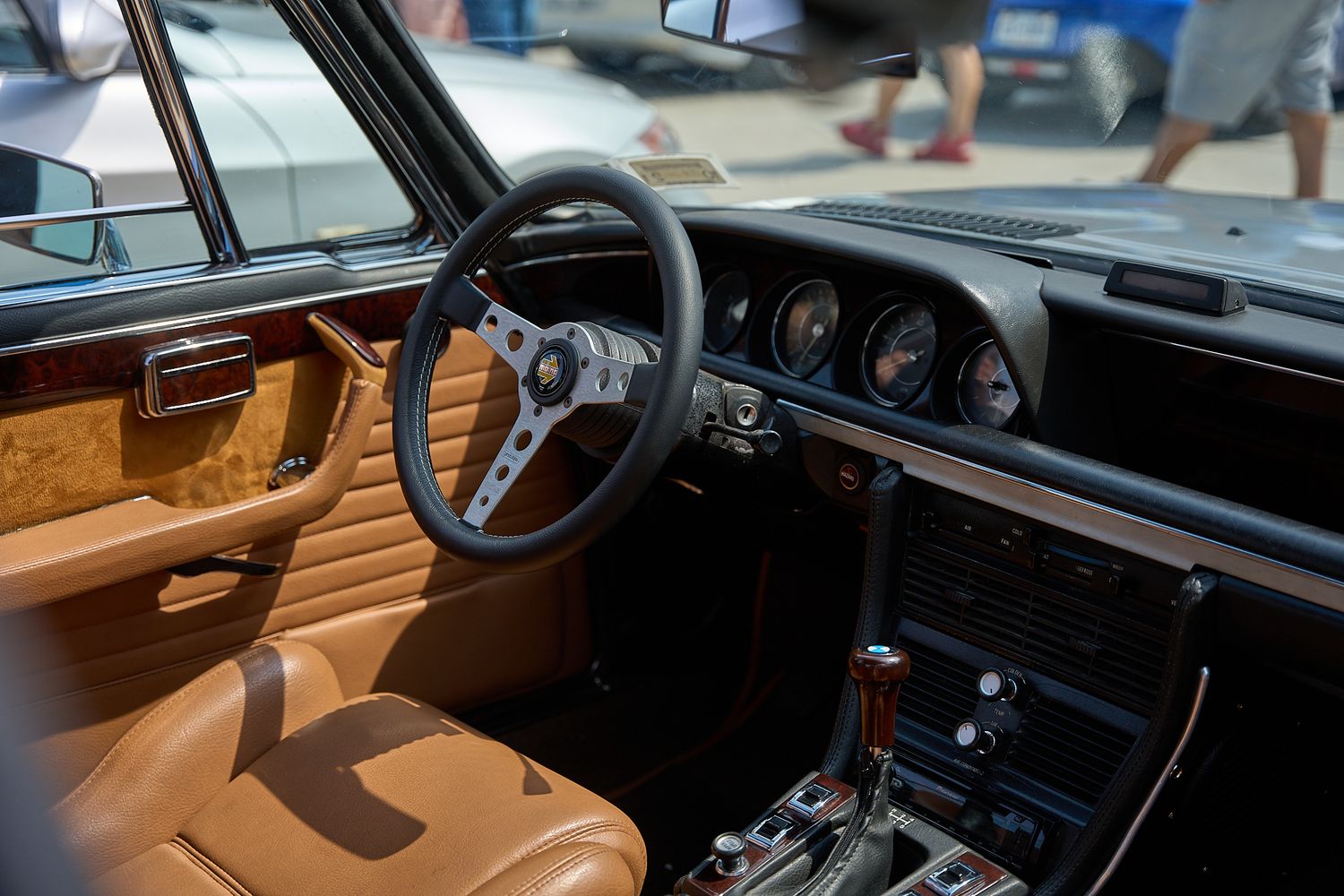 car photography, interior of a bmw