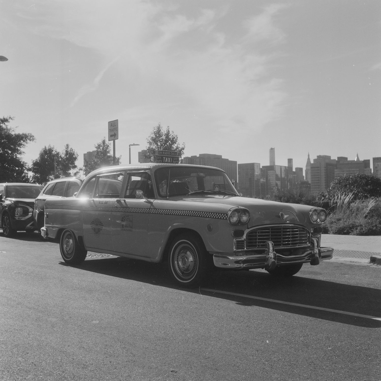 NY street photography, black and white film photography,