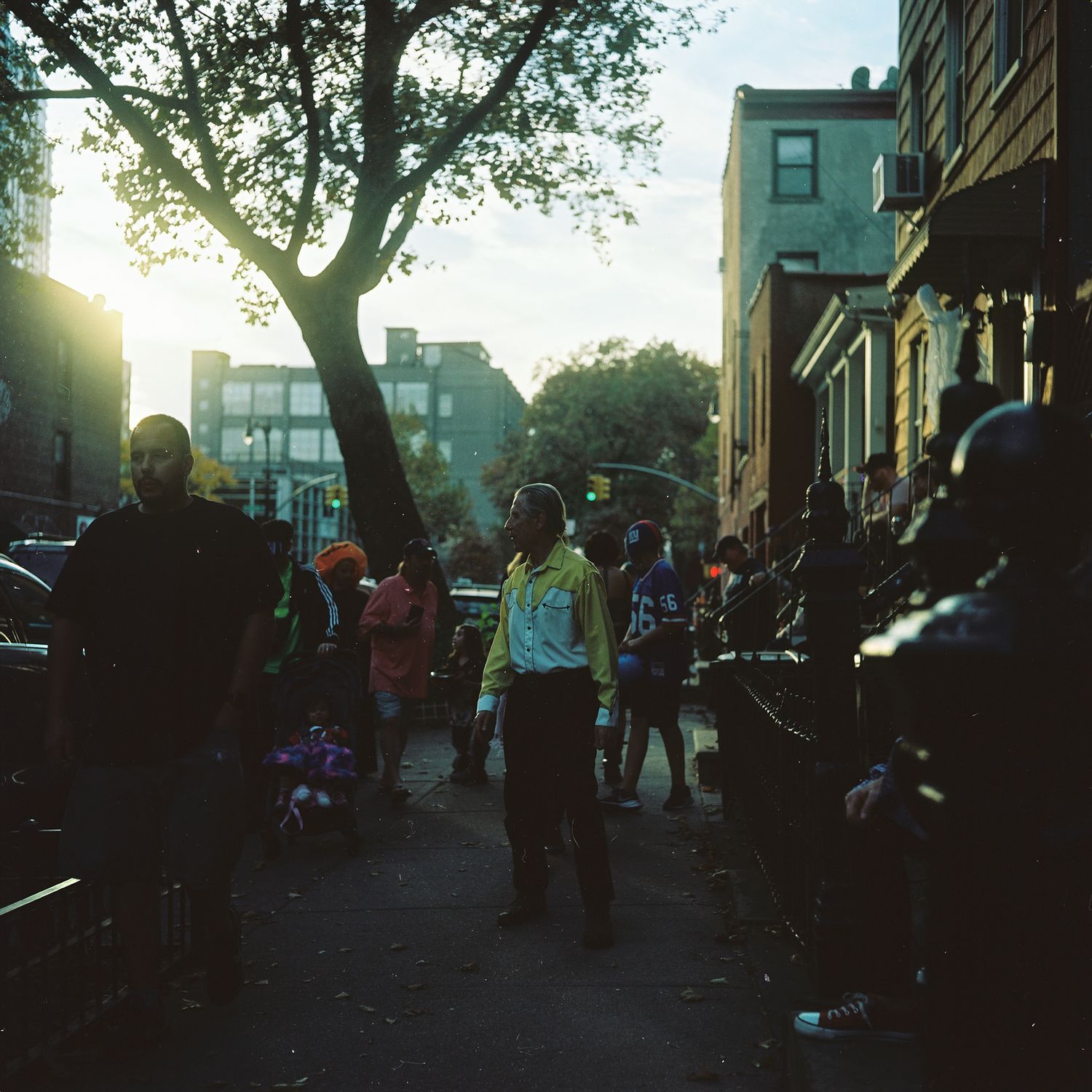 NY street photography, color film photography,