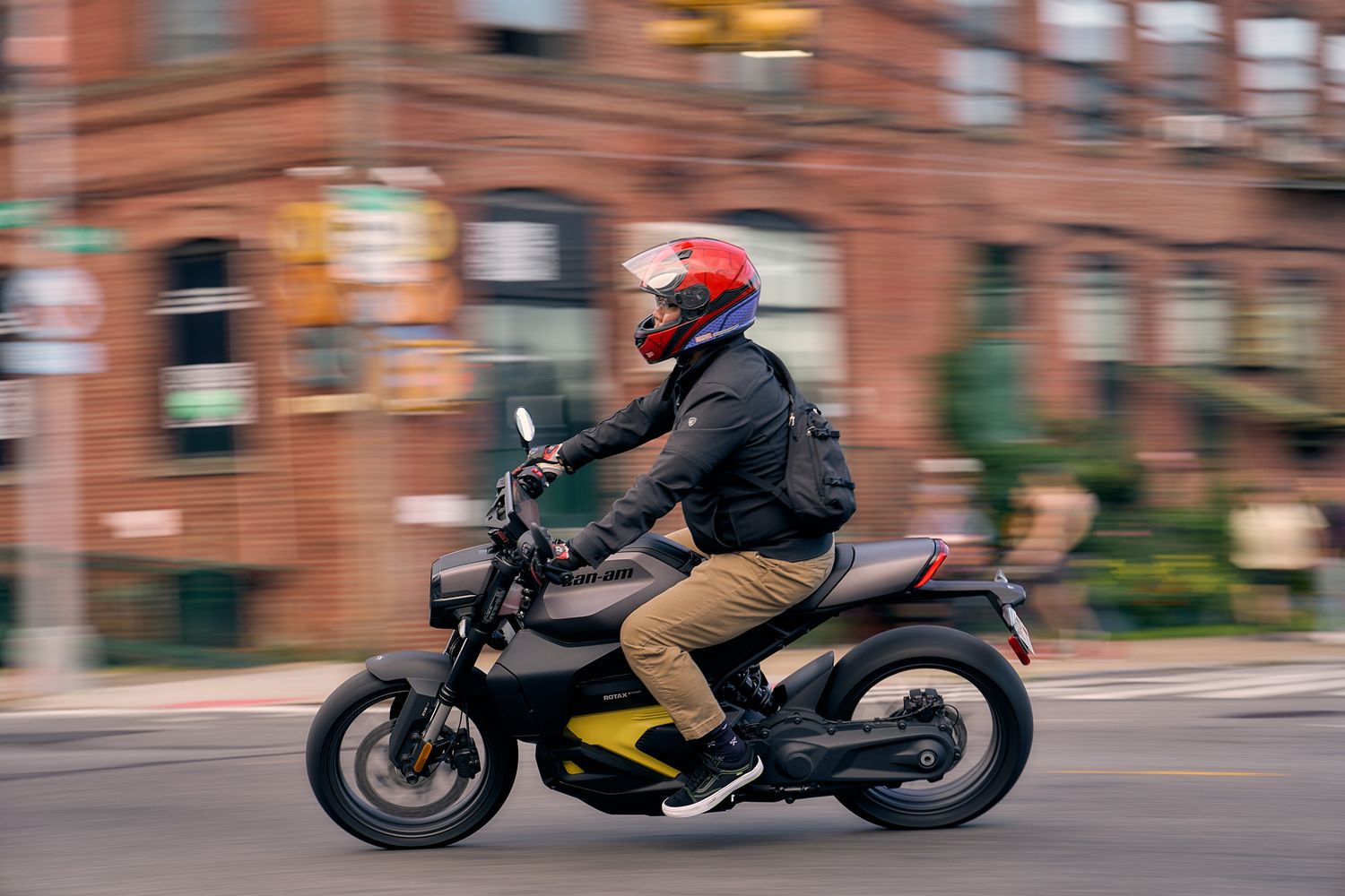 Can-Am Electric motorcycles photographed in NYC