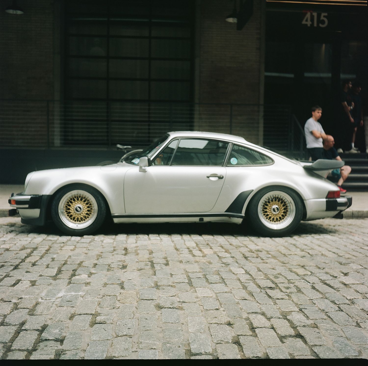 Porsche 911 car, photographed on film