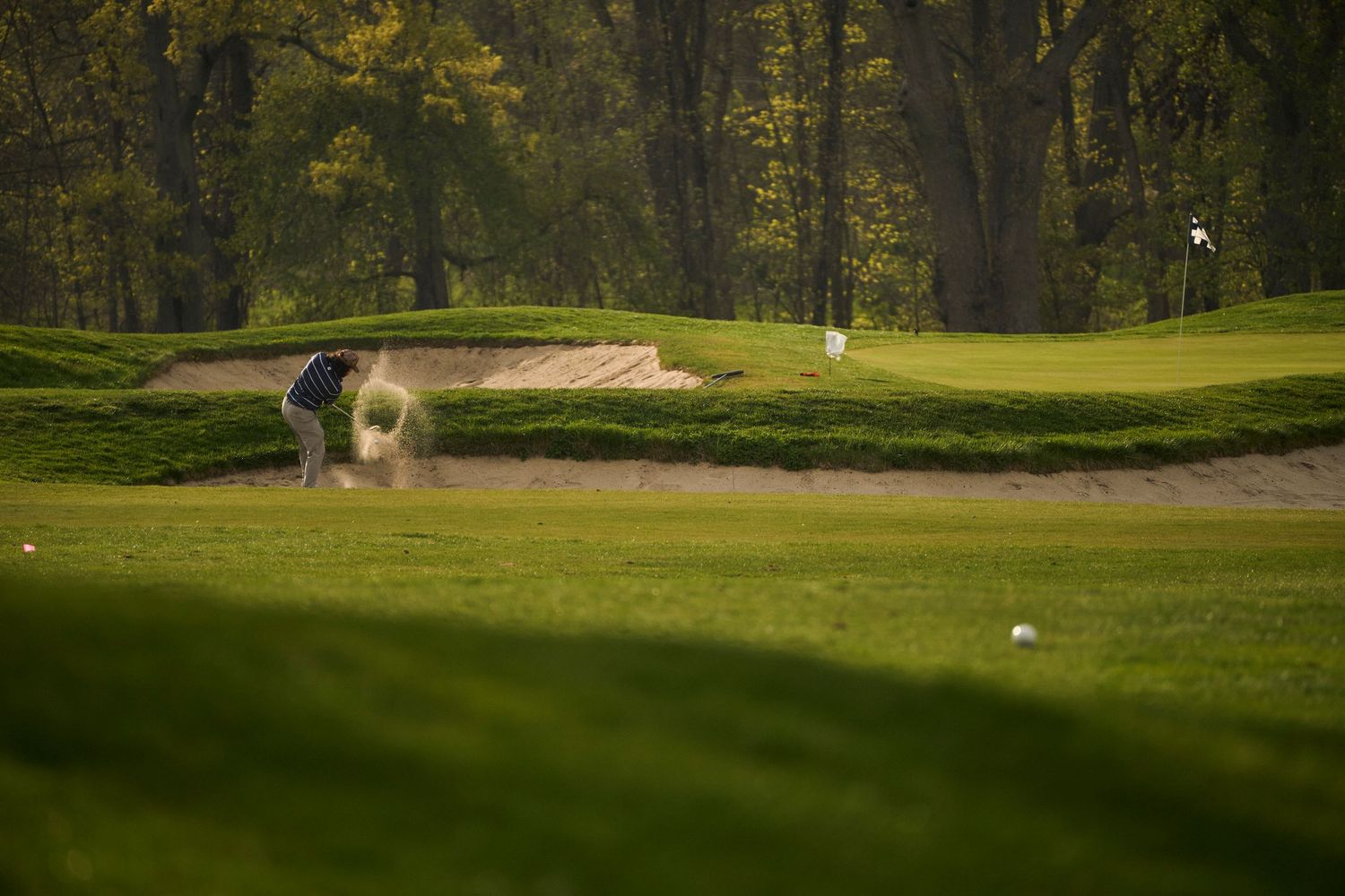 Golf photogrpaphy of a competition organized by five boroughs golf club at Pelham bay golf club