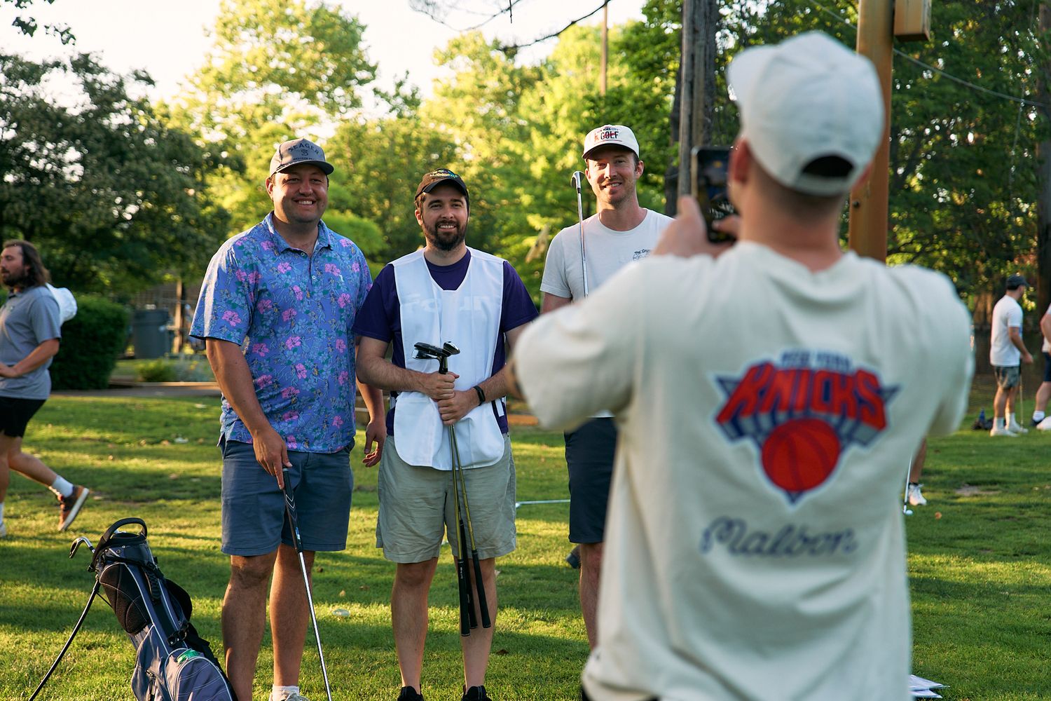 Golf film photography shot on Sony camera, at wflushing meadows pitch and putt, part of Five Boroughs golf club events.