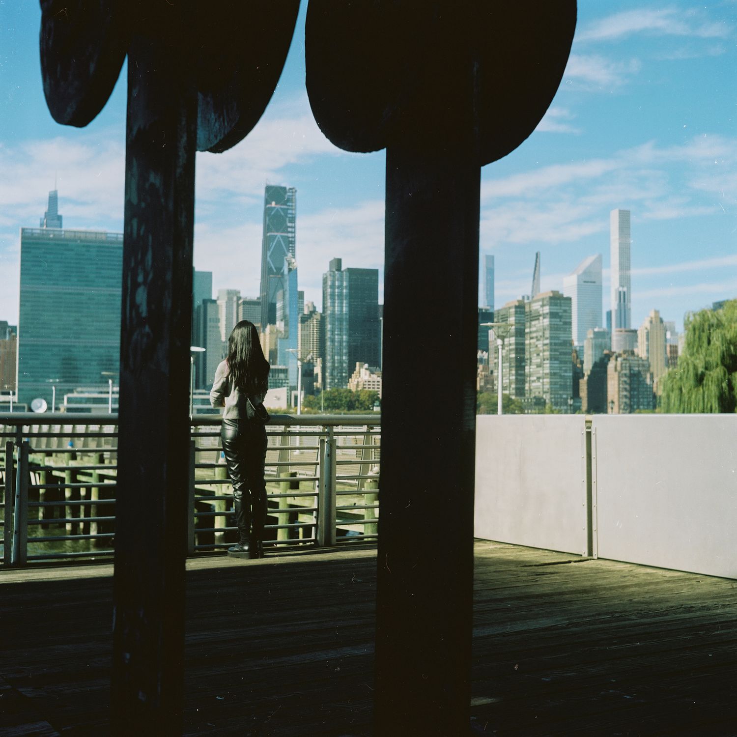NY street photography, color film photography,