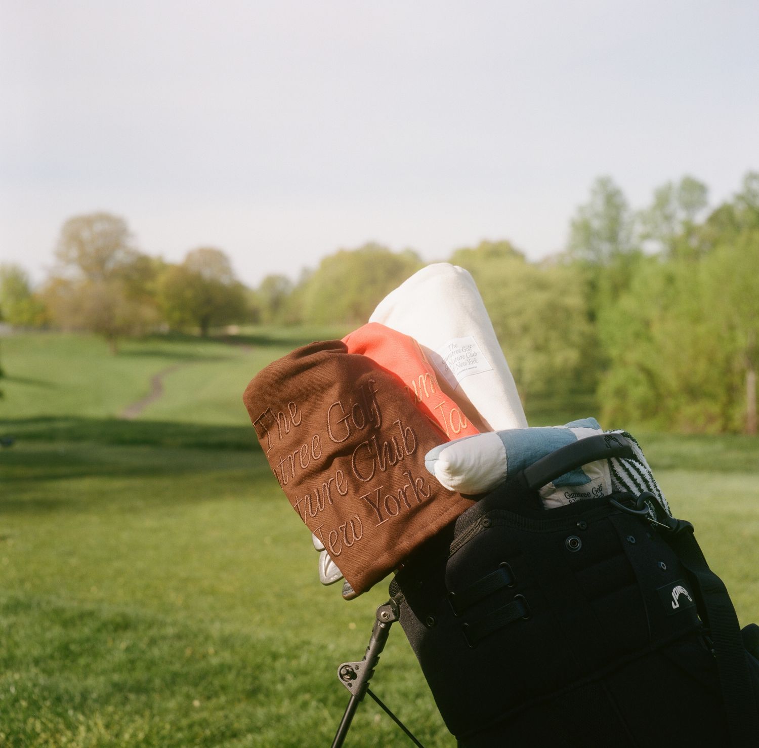 Golf film photography shot on Rolleiflex with Kodak Portra 400, at Silver Lake golf course in Staten Island NY.