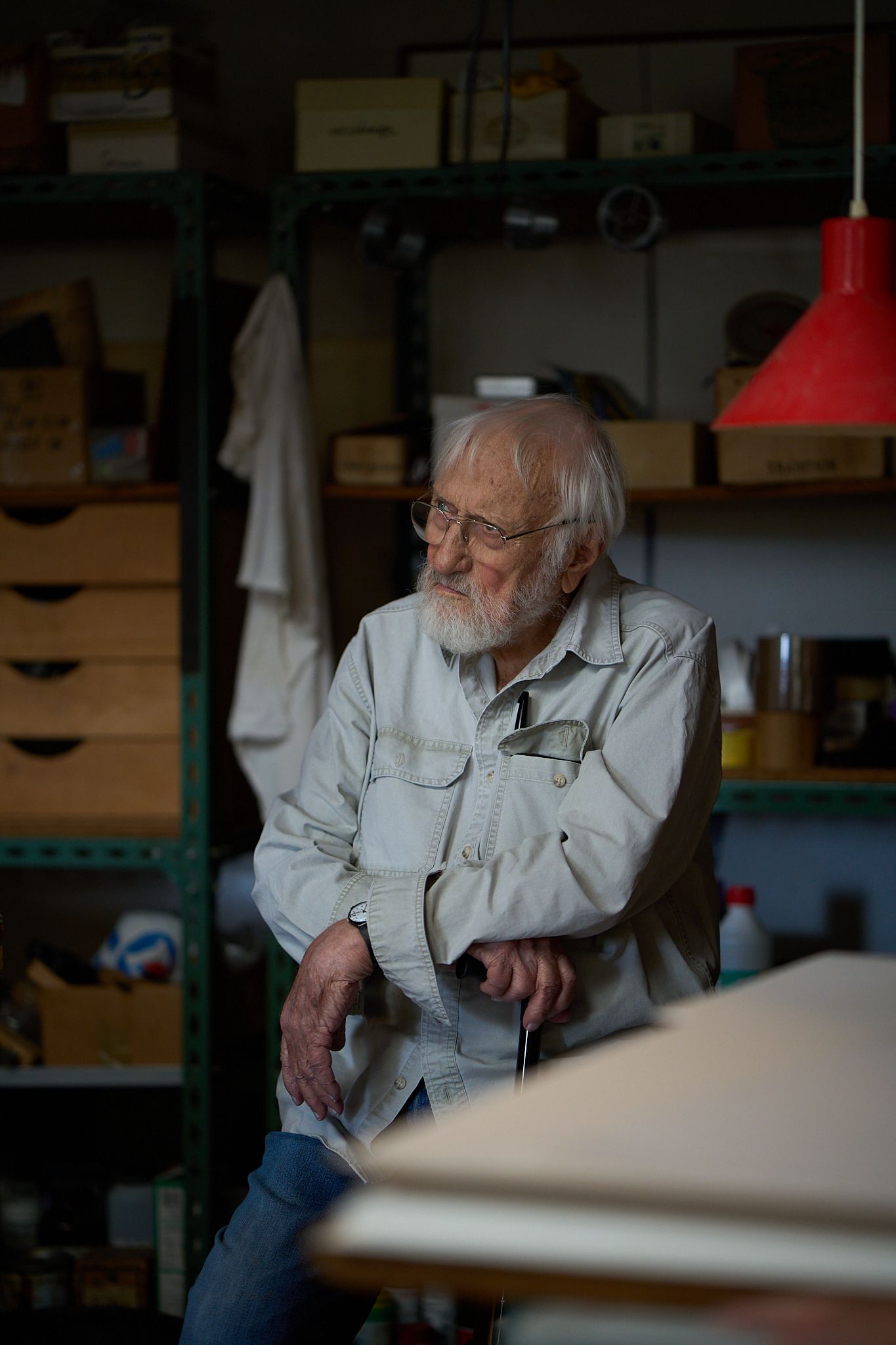 Travel and editorial photography, Provence, France, Photographer Denis Brihat in his studio and home