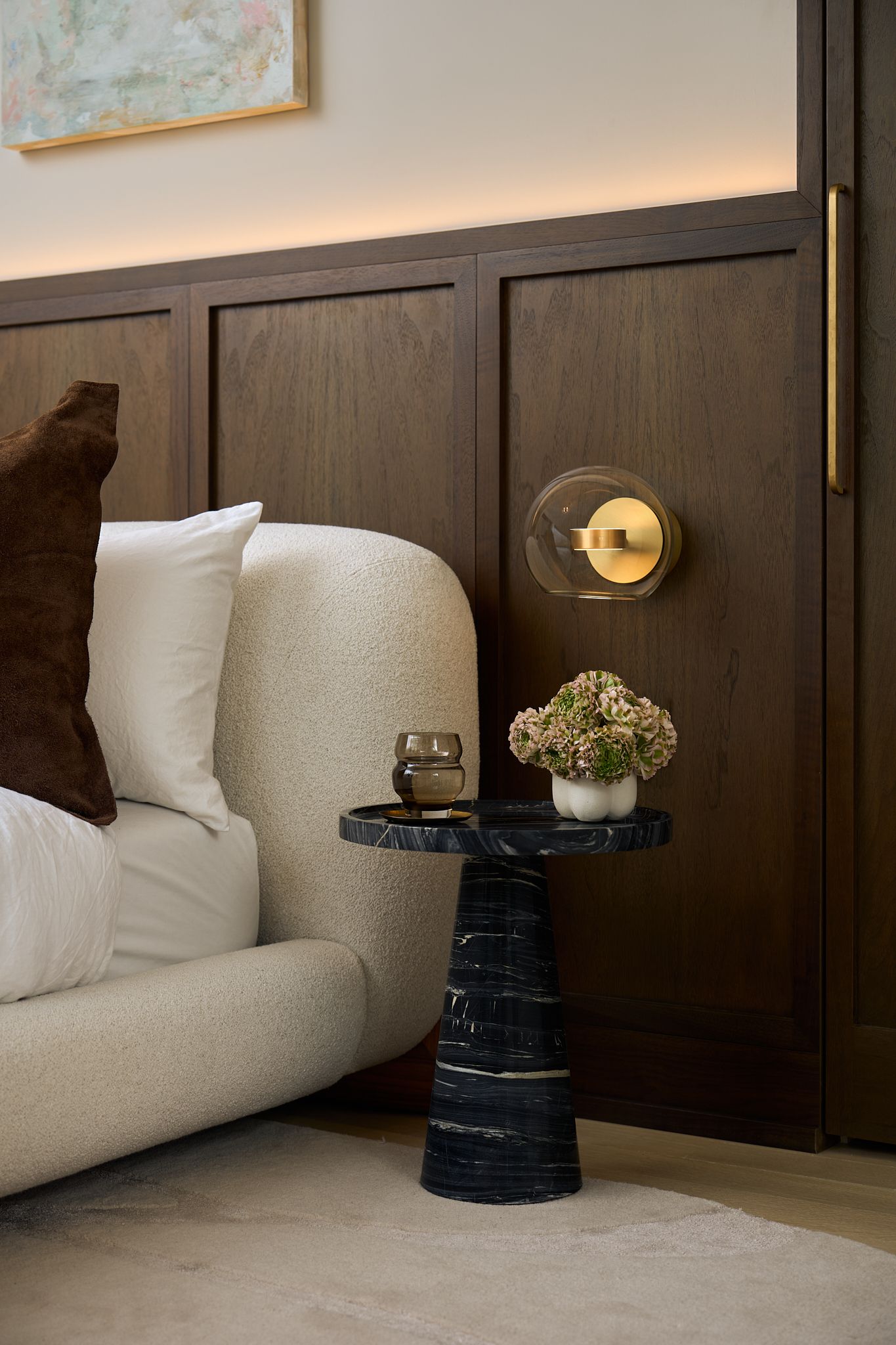 Interior Photography of a master bedroom, design by Studio Isaac and Gerald Isaac.