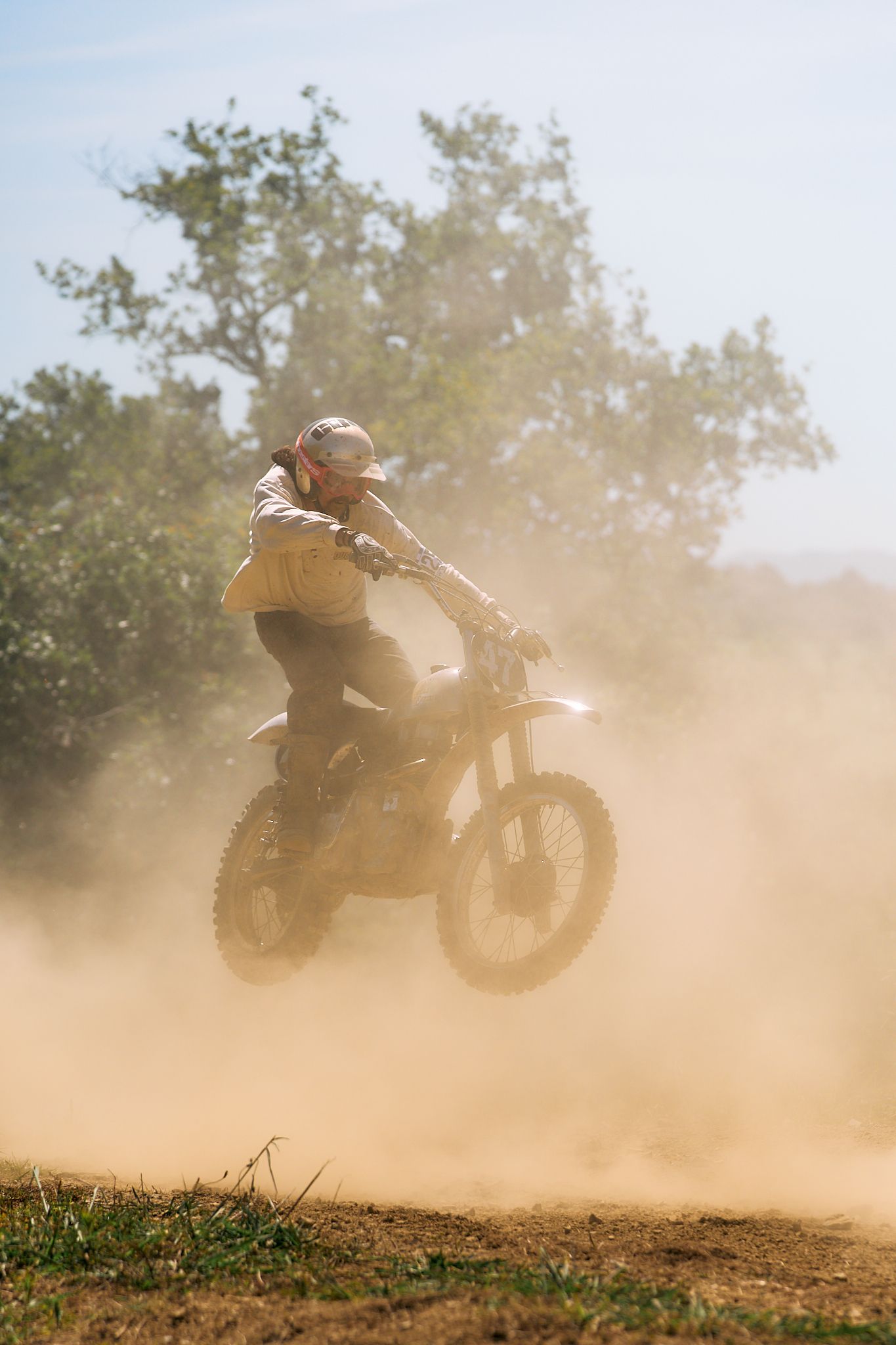 Wheels & Waves festival, vintage enduro motorcycle racing in Biarritz, France.