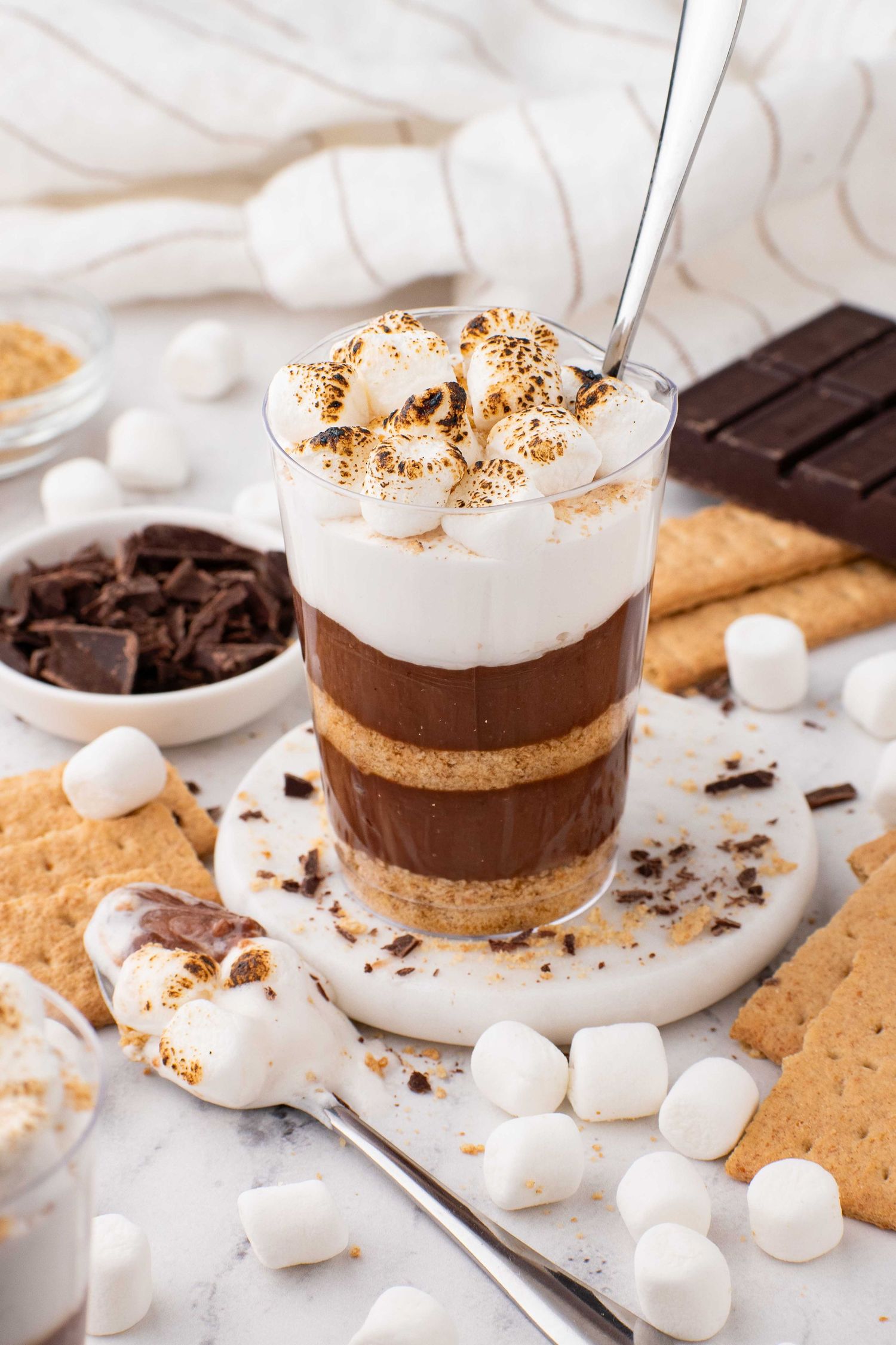 s'mores in a cup