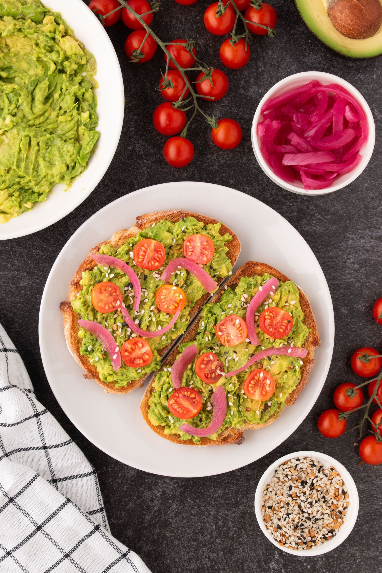 plated toast