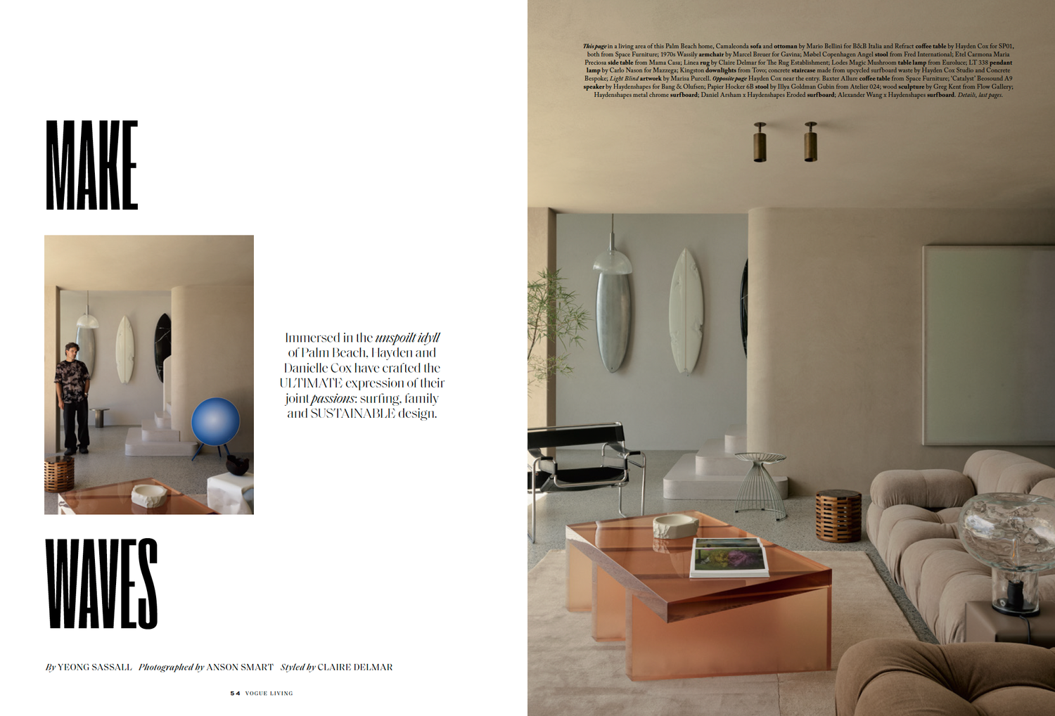 Alaia Palm Beach, a stunning home in Palm Beach on Sydneys Northern Beaches featured in Vogue Living Australia.