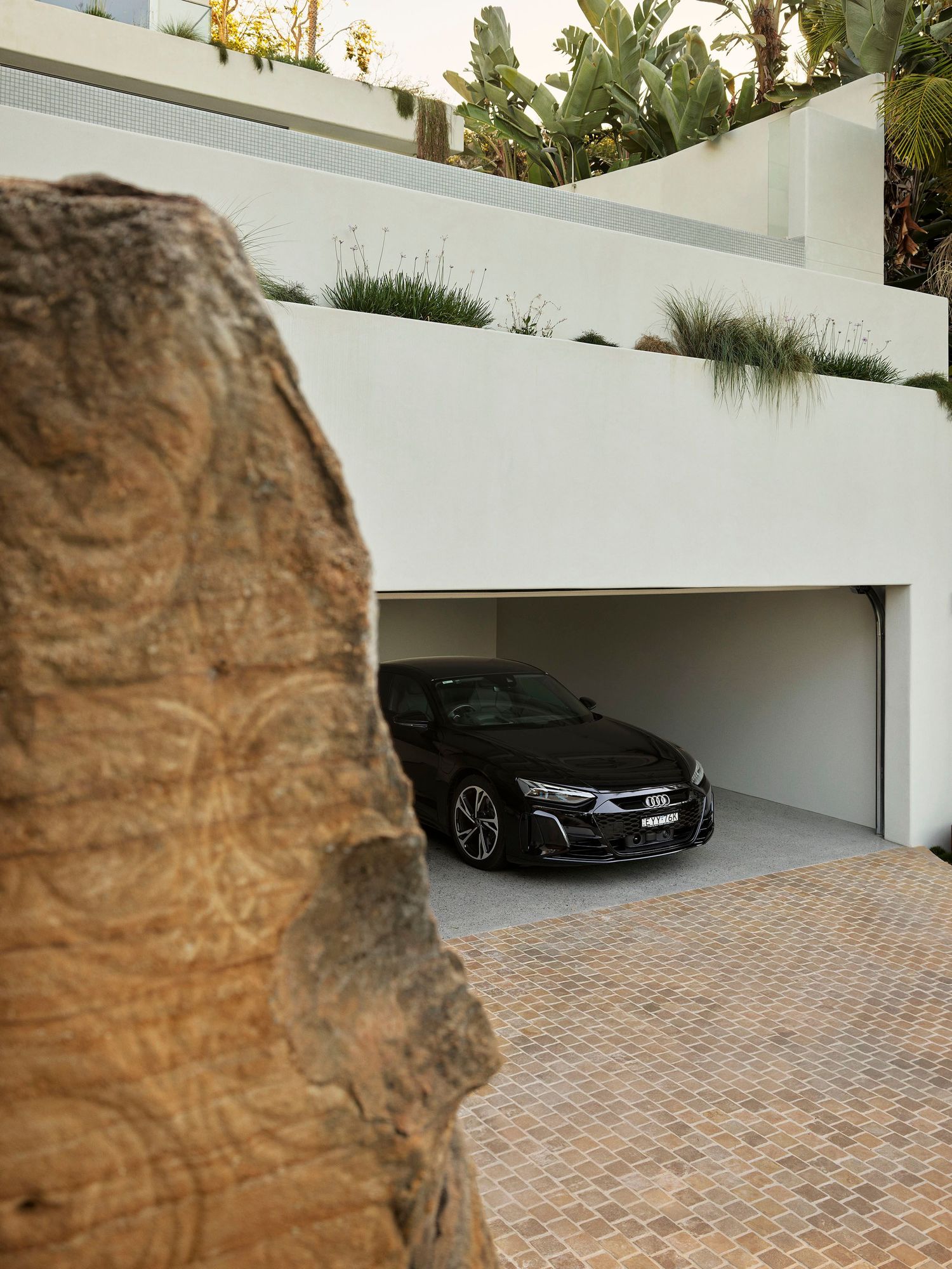 Alaia Palm Beach, three car lock up garage with ample external parking.
