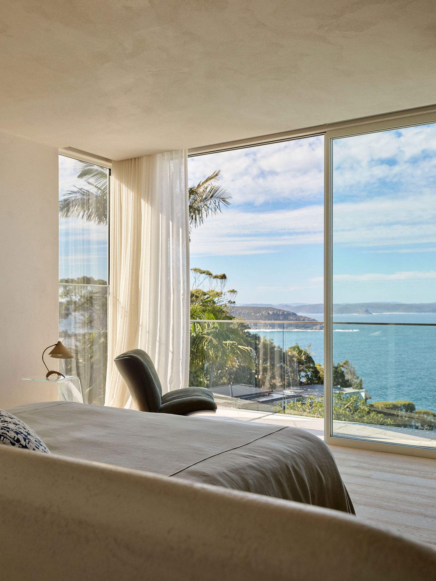 Alaia Palm Beach, large bedrooms with ocean views.