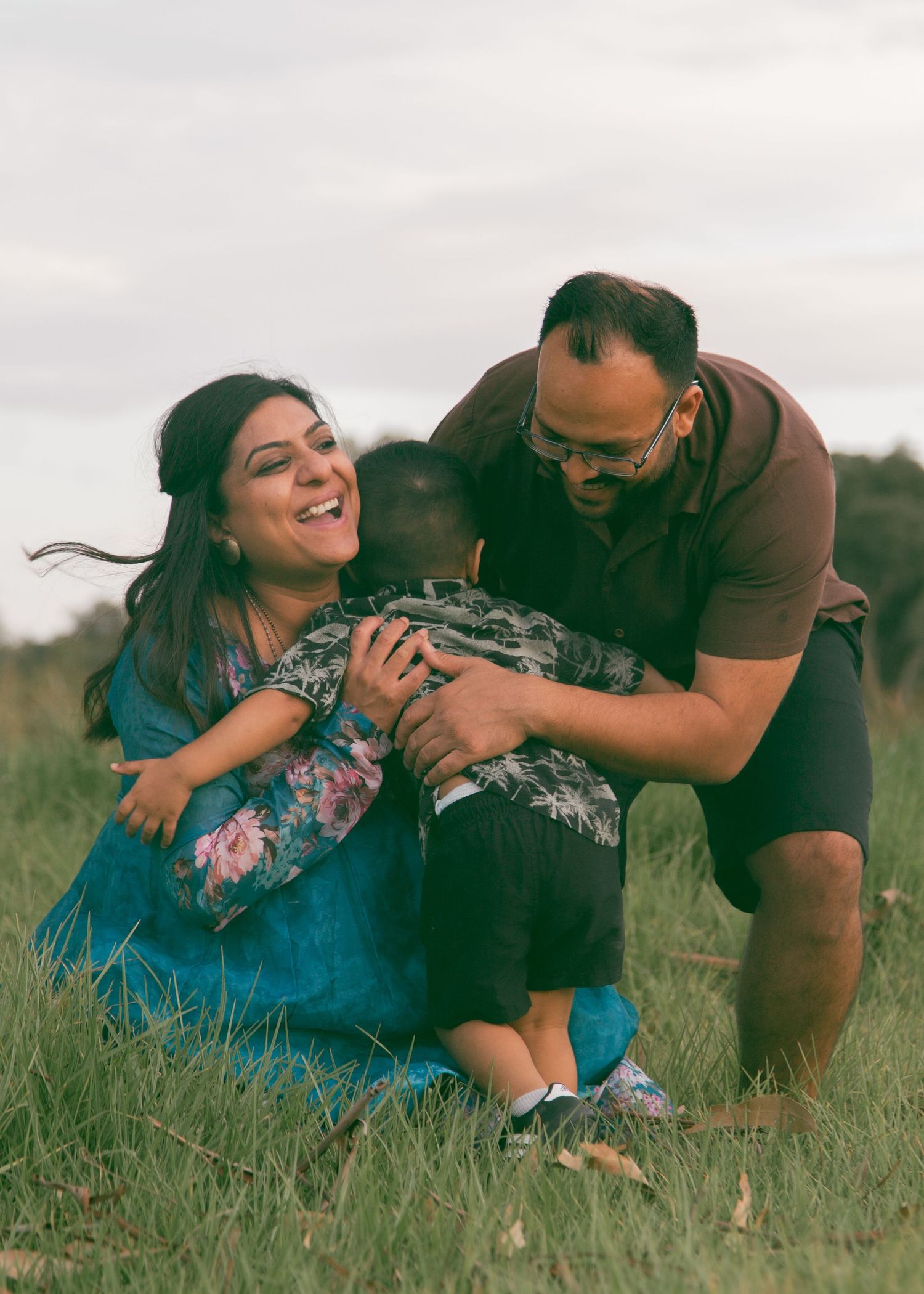 Family photo of Mum, Dad and 3 year old son. Wanneroo, Perth, WA