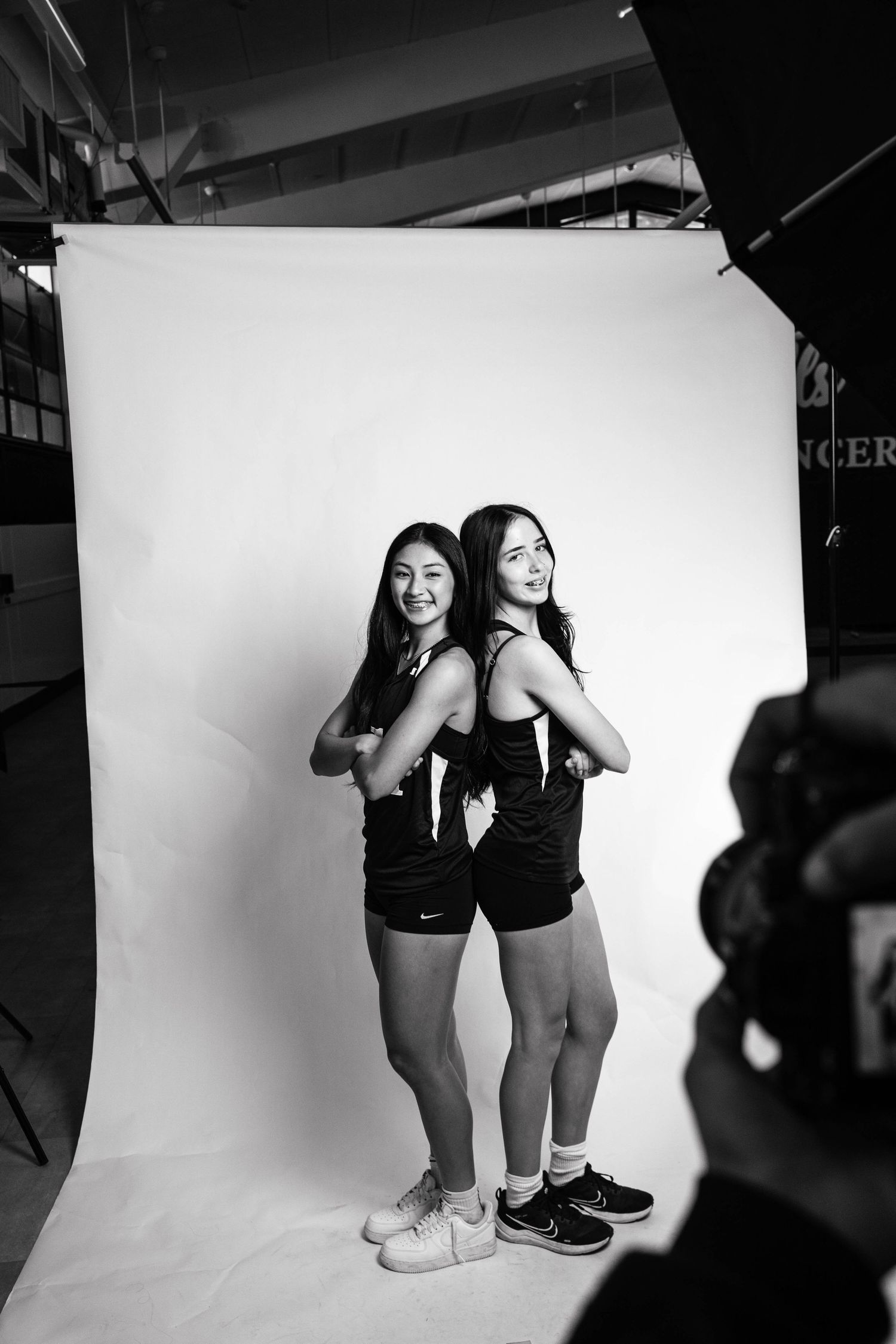 Behind the scenes of Eli Anizor Photography media day at Sunny Hills High School