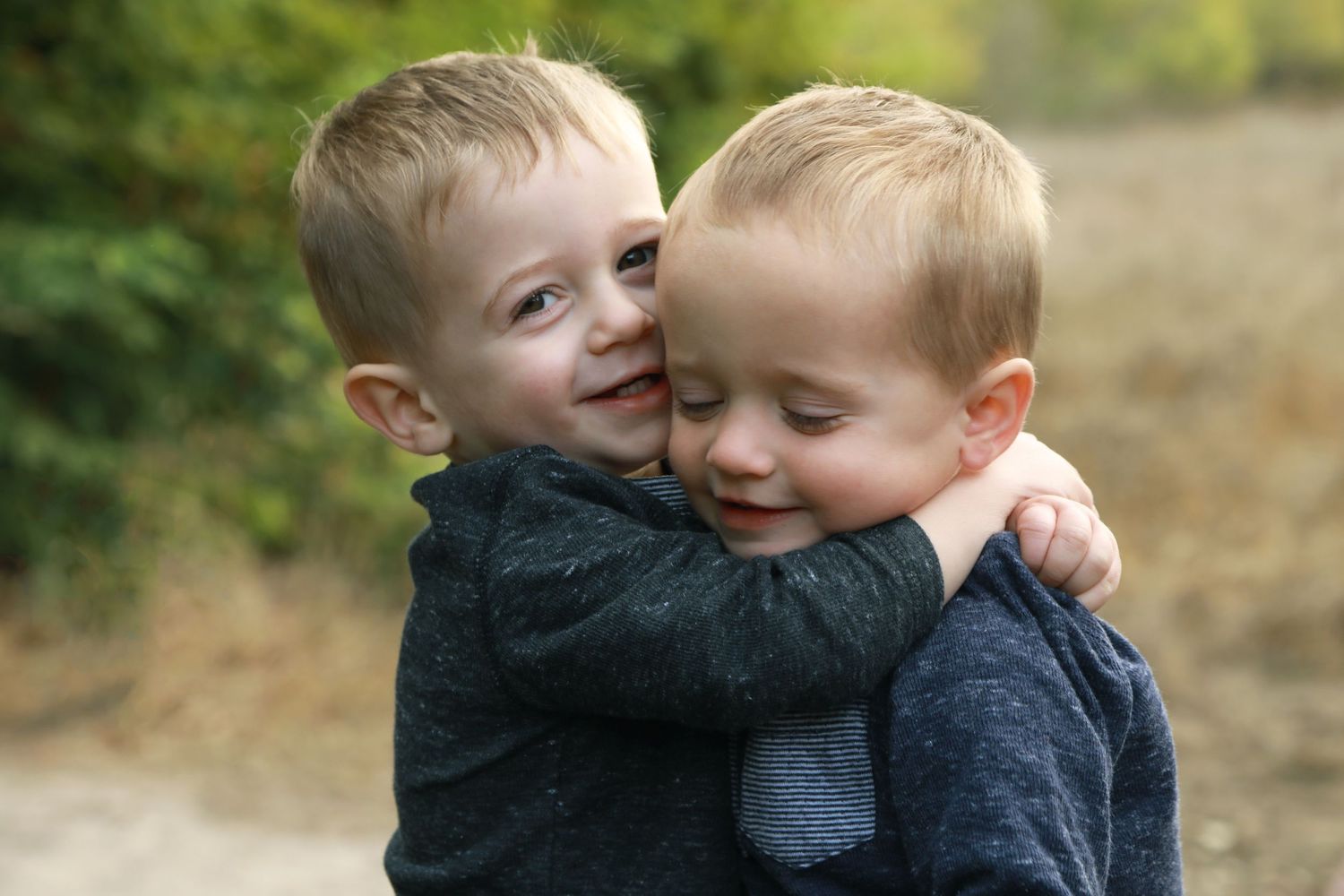 Twin boys Twin love