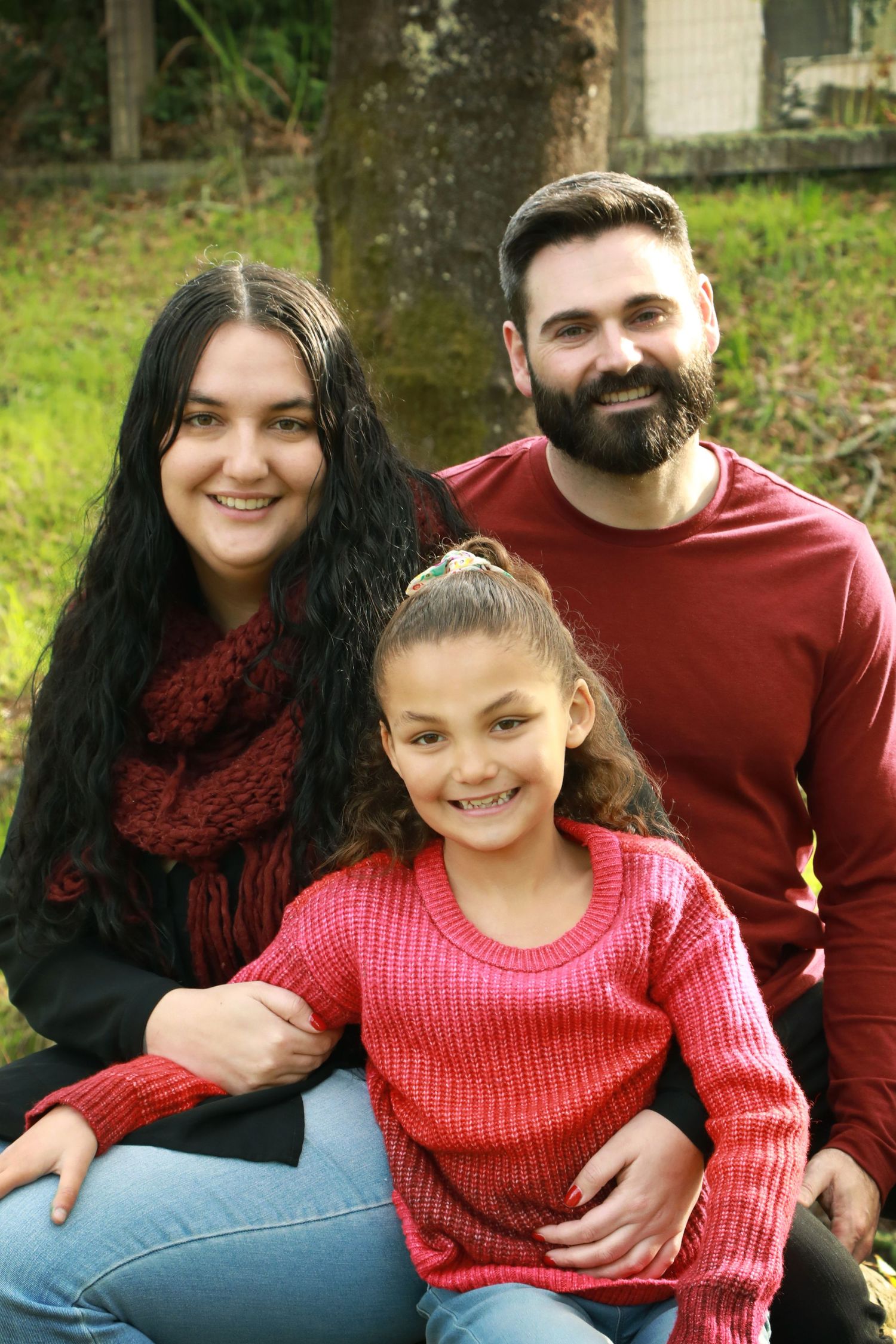 Family Portraits in a lush green park
in sonoma county