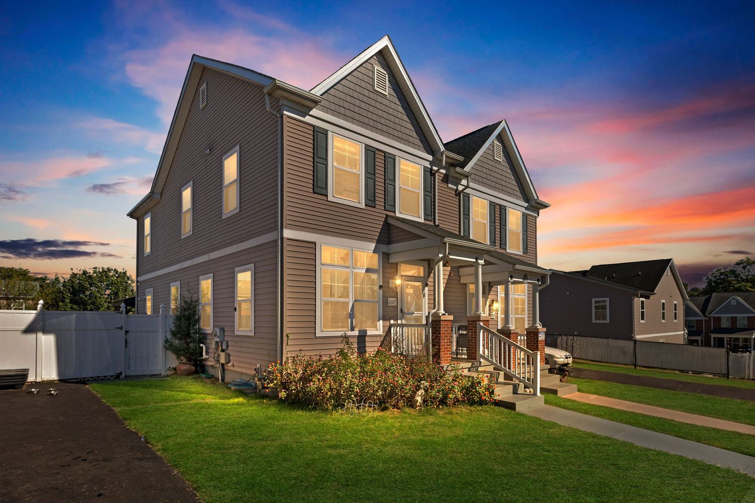 Real Estate Photography Virtual Twilight After in Lehigh Valley