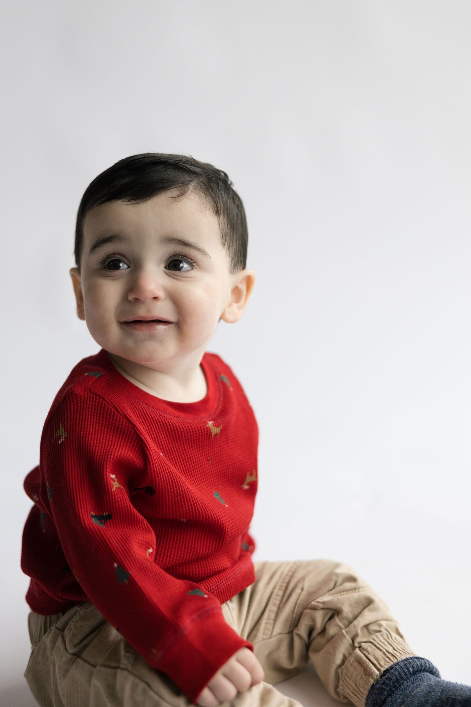 toddler portrait smiling