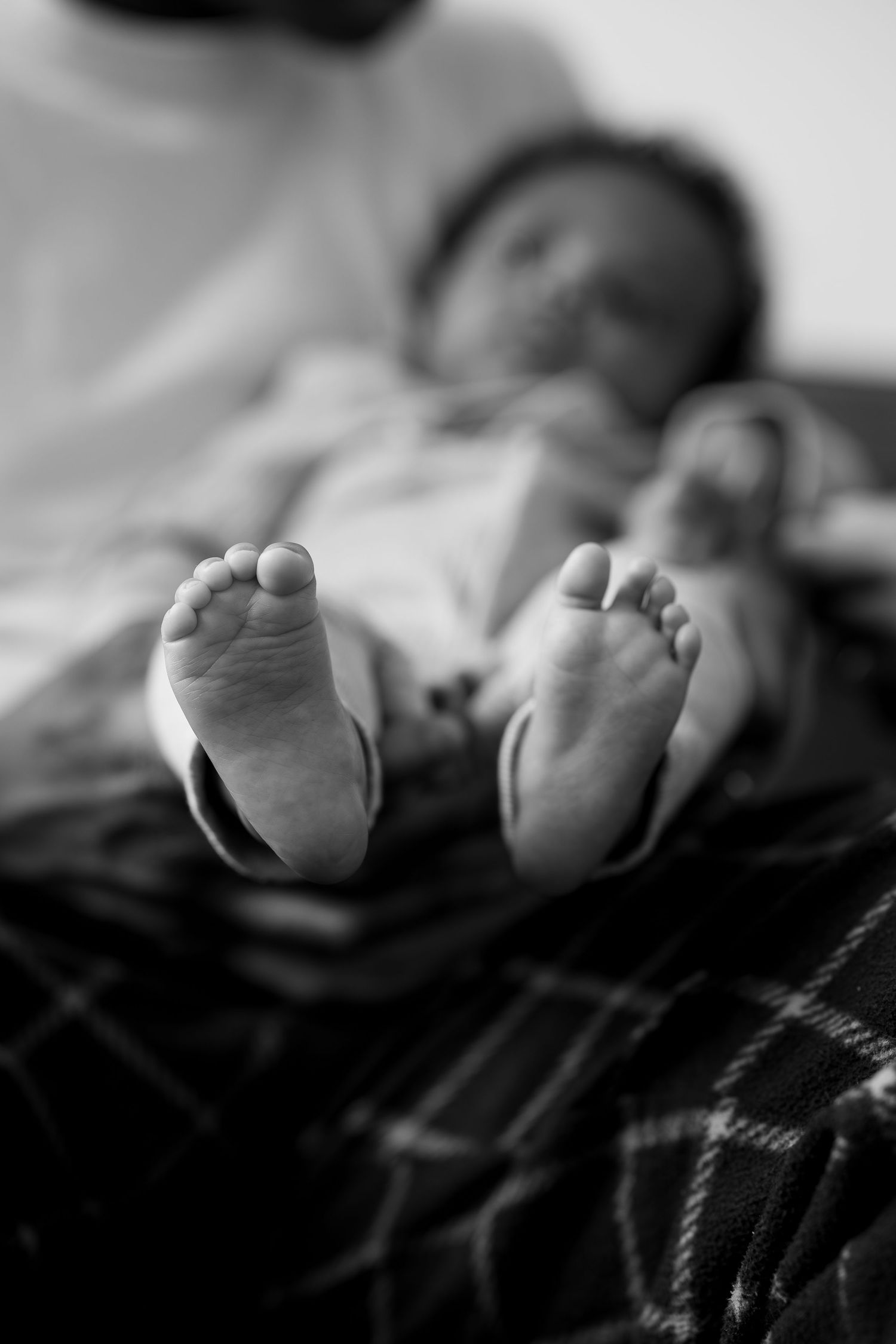 Tiny toes captured, new-born and family photography based in Nottingham, Midlands.