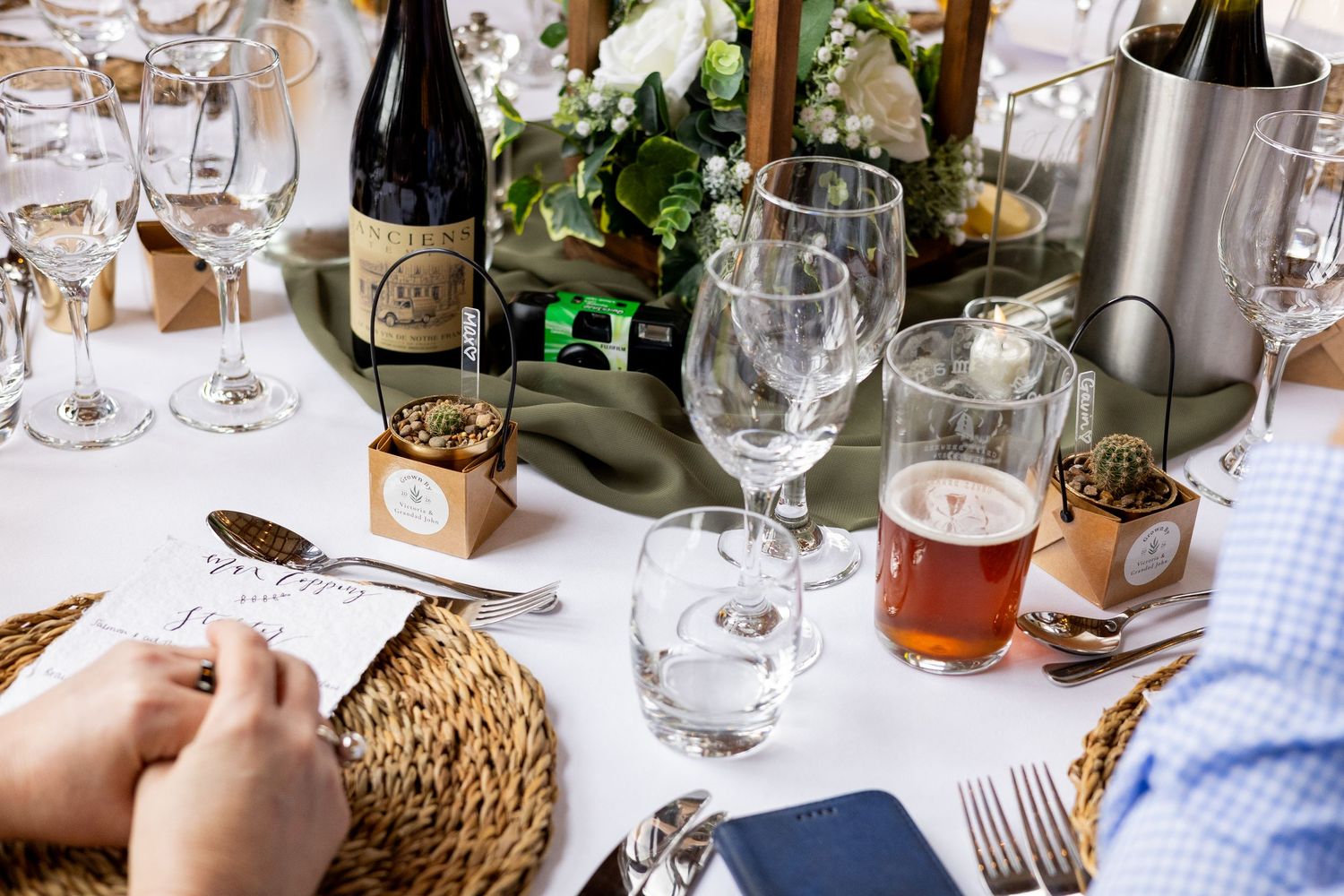 A messy table means fun was had at The Carriage Hall in Nottingham