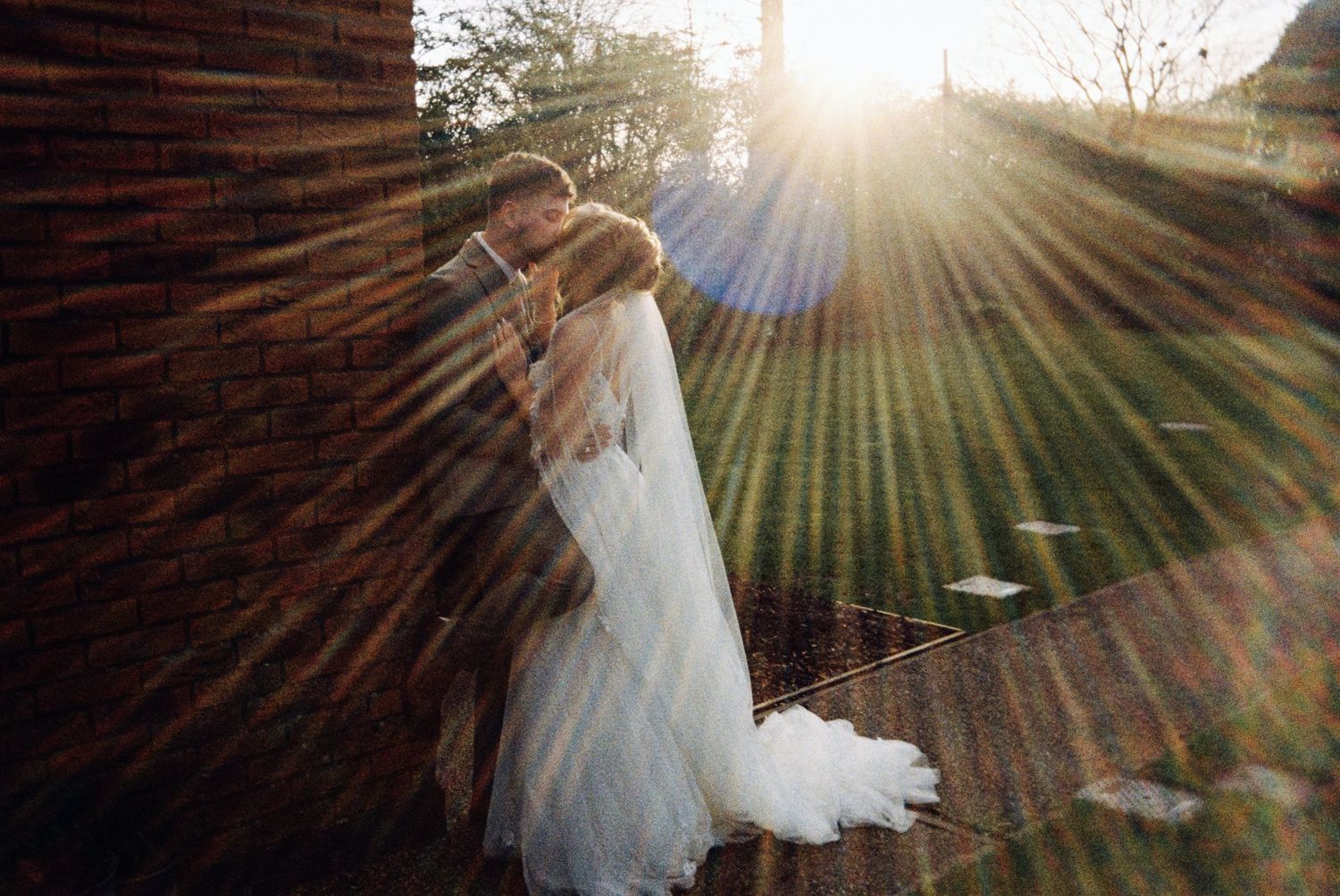 Beautiful golden hour and sun rays. Documentary style photography. Taken on 35mm Film at The Carriage Hall, Nottingham.