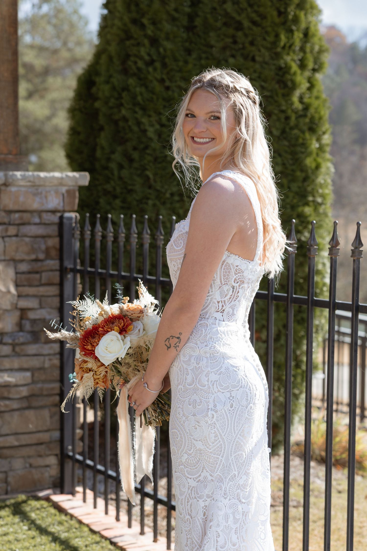 Elegant bridal photography at a North Georgia estate wedding