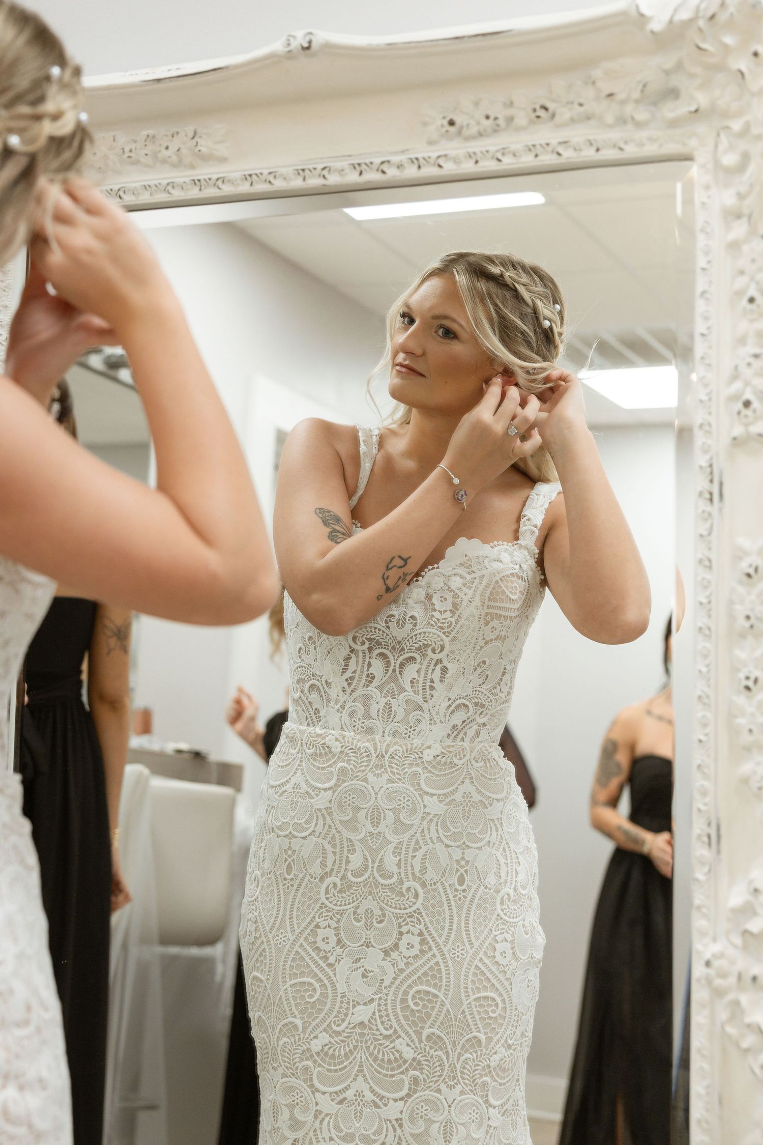 Romantic bridal portrait at Taylor Estate in Rome Georgia by Atlanta wedding photographer