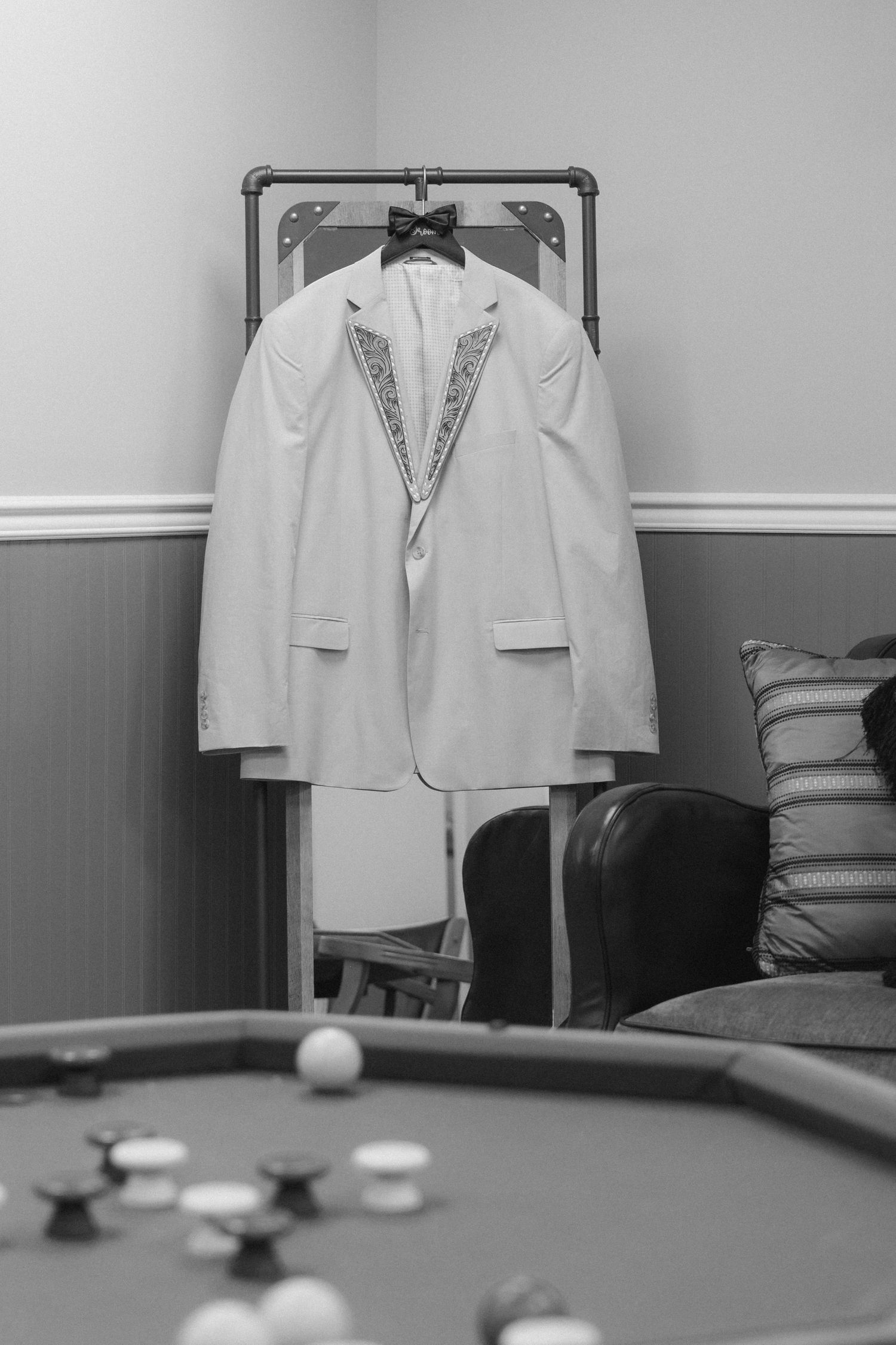 Western elegance groom details at Taylor Estate North Georgia wedding