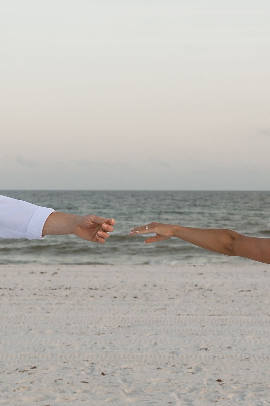 Sunset couple photography at Navarre Beach micro wedding FL