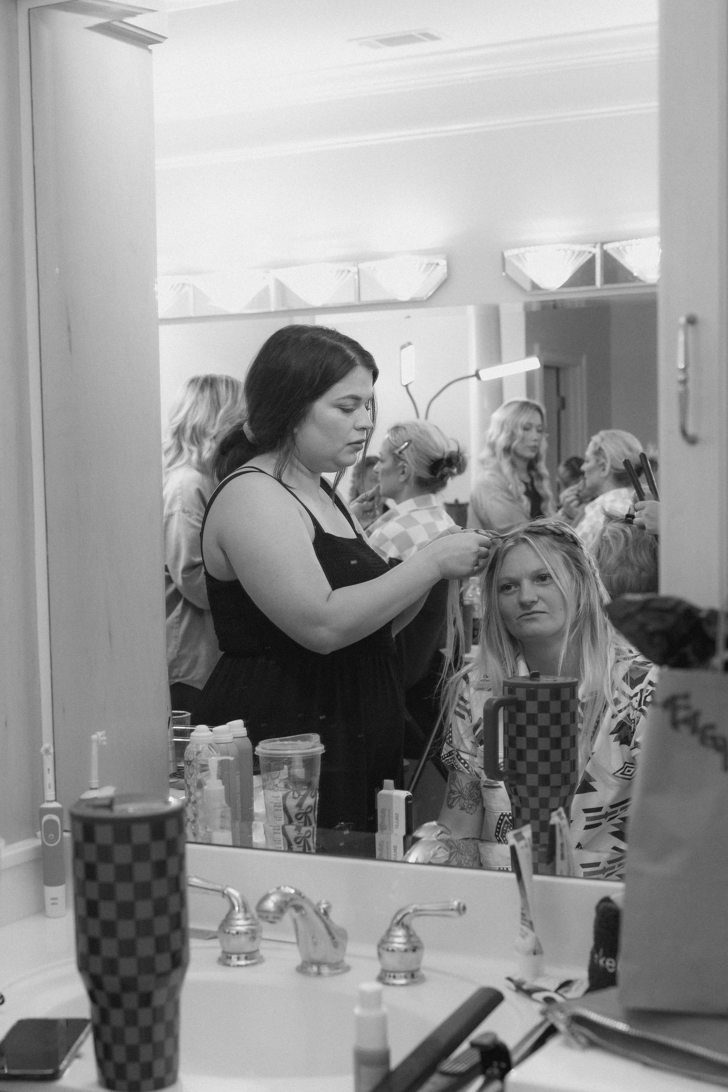 Candid bridal moments during a laid-back Taylor Estate wedding in Rome GA