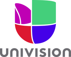 Univision network logo featuring colorful quadrants and modern typography.