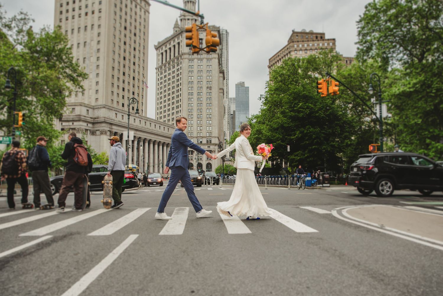 NYC Elopement Photographer. NYC Wedding Photographer. Brooklyn wedding photographer. NYC City Hall wedding. NYC City Clerk wedding.