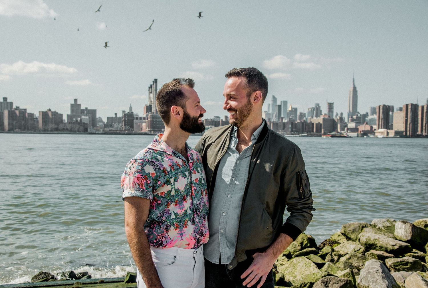 NYC Engagement Photographer. NYC Wedding Photographer. Williamsburg engagement photographer. LGBTQ wedding photographer.