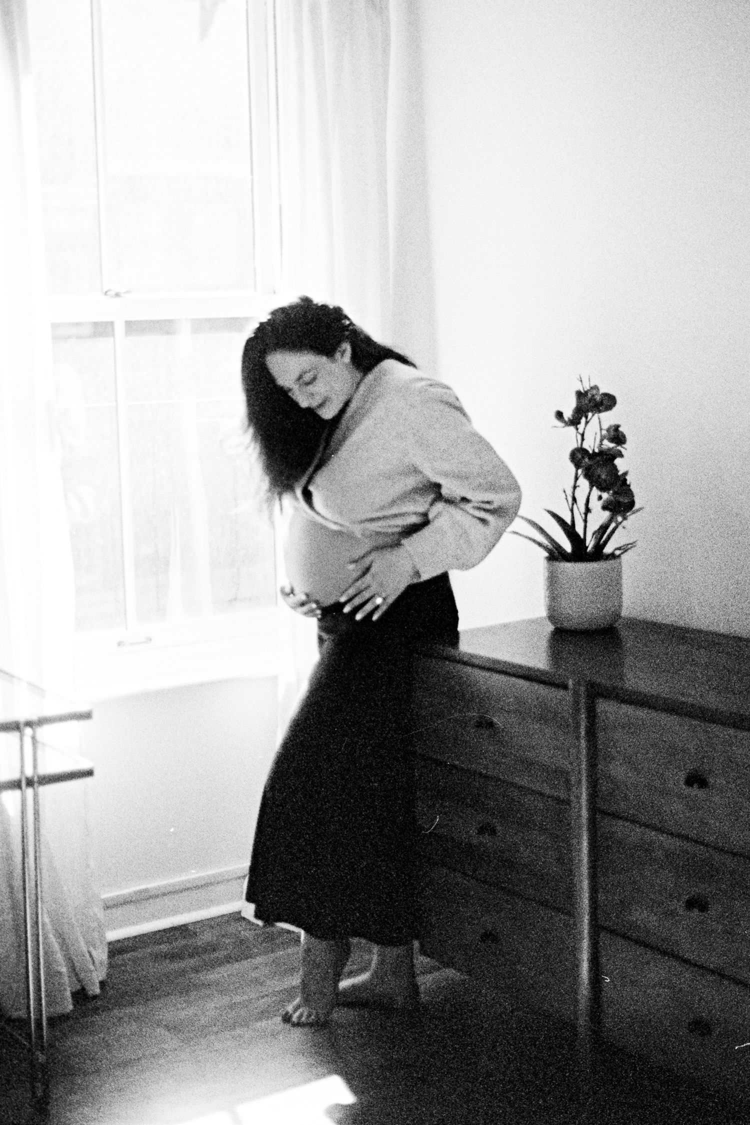 Brooklyn maternity film photographer