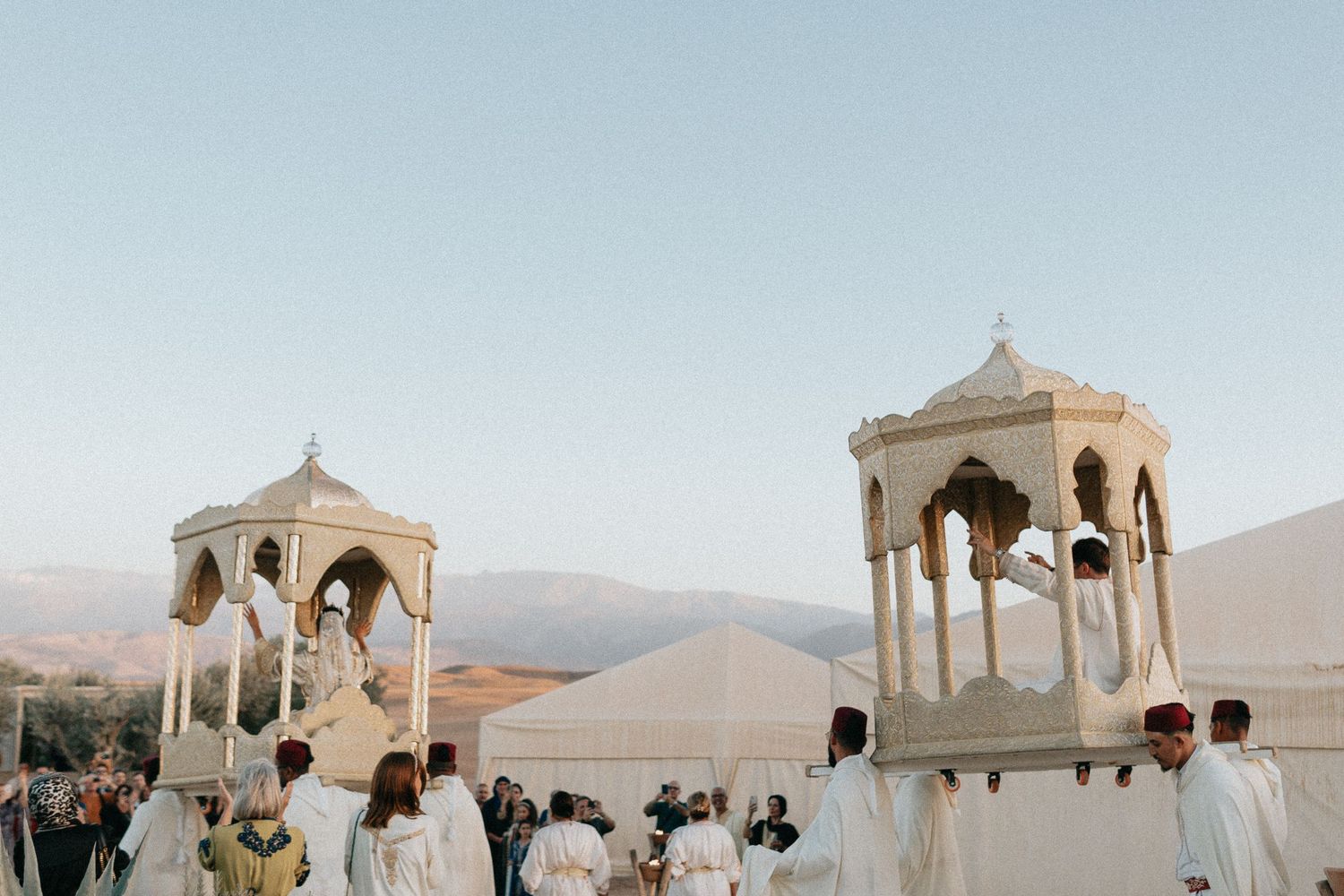 agafay desert wedding ceremony moroccan ceremony