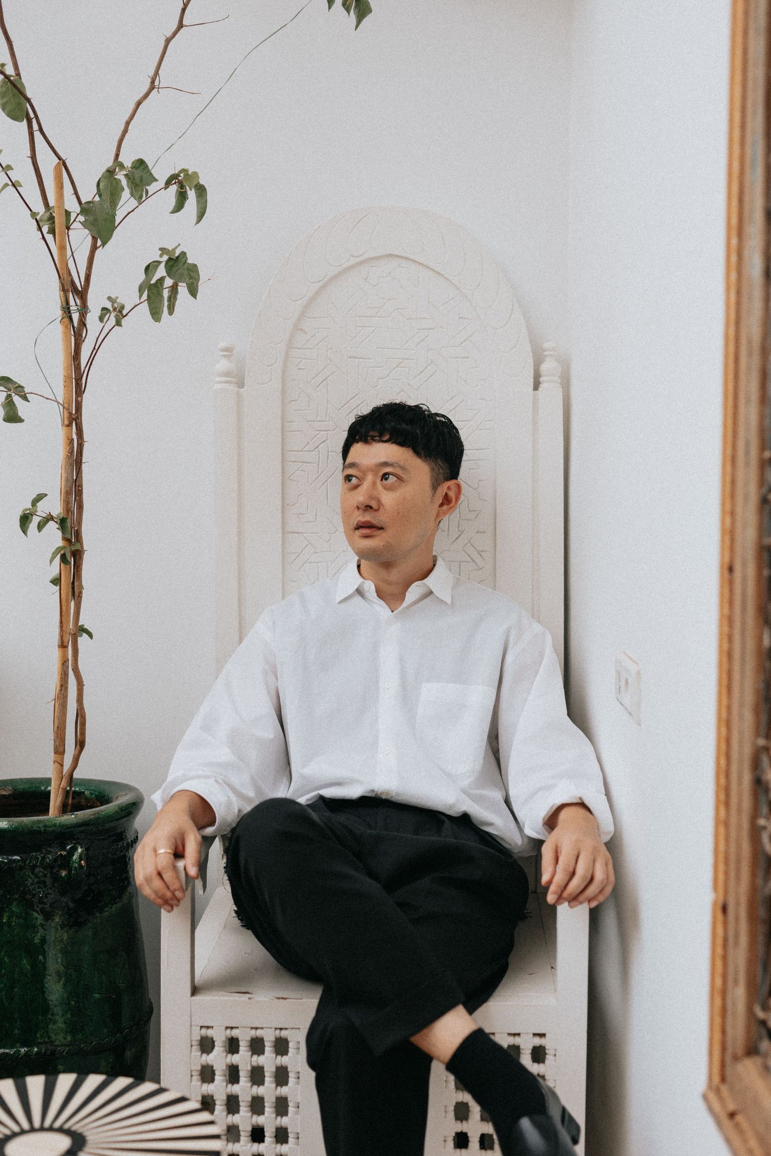 styled groom in riad