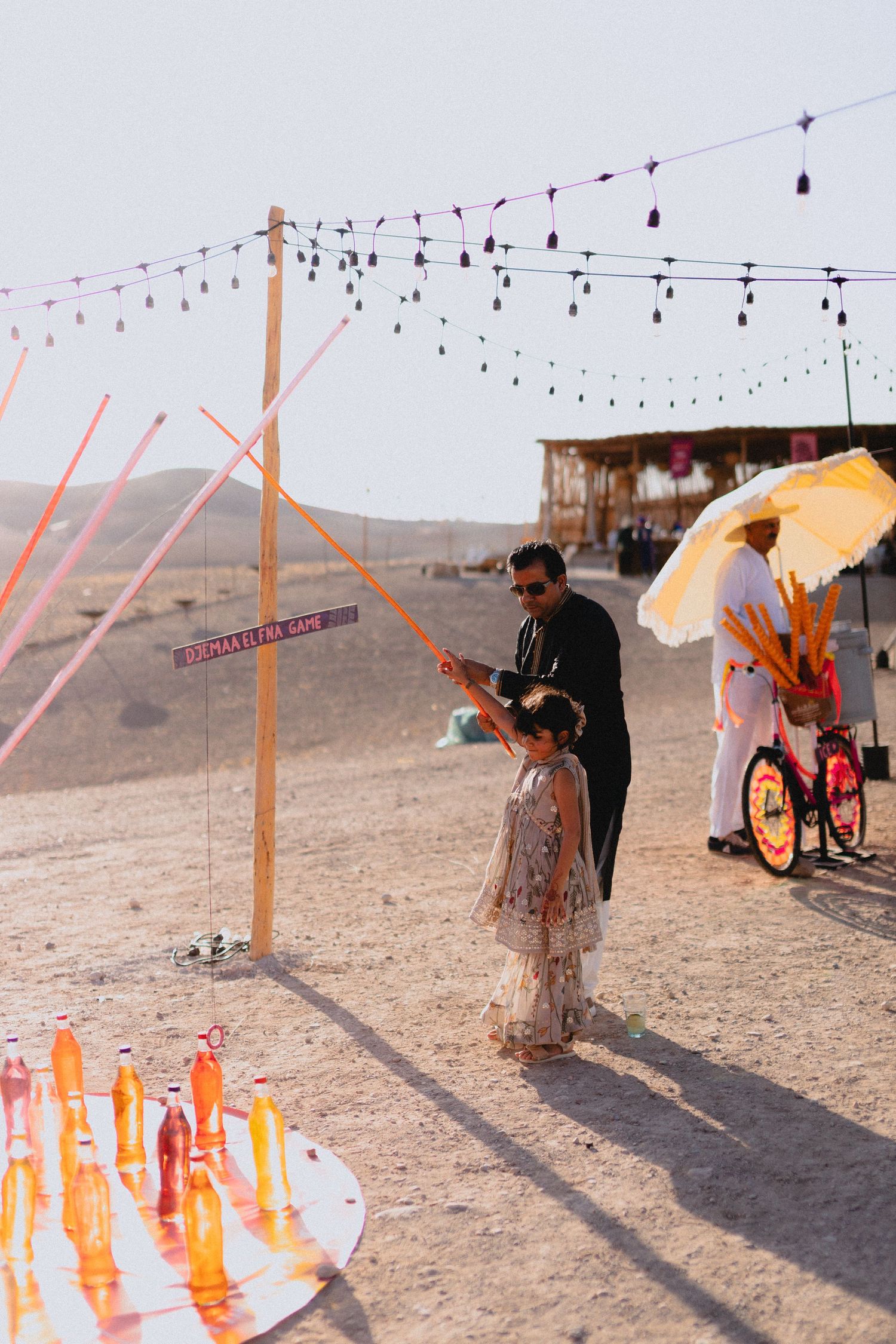 alkamar camp indian wedding