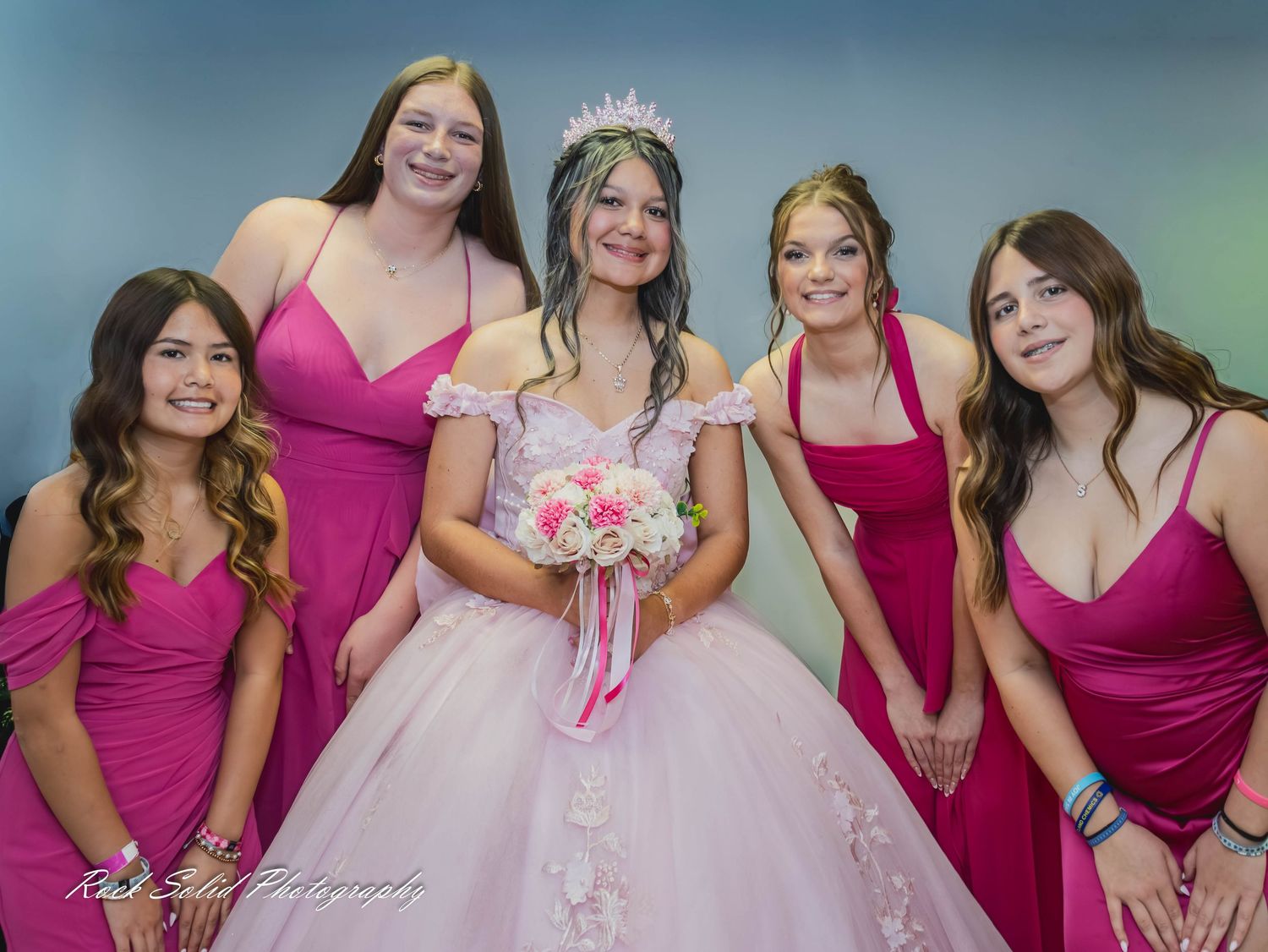 Capturing your beautiful traditions. Browse stunning Quincean`era portraits, live party photography, and emotional family moments.