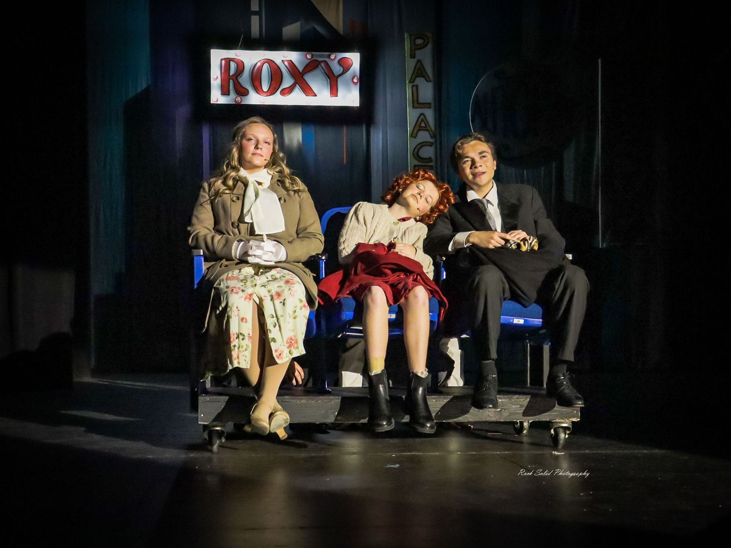 Theater Production- Browse official on-stage product images, dynamic cast photos, and scenic set designs for Annie at Bay City Central