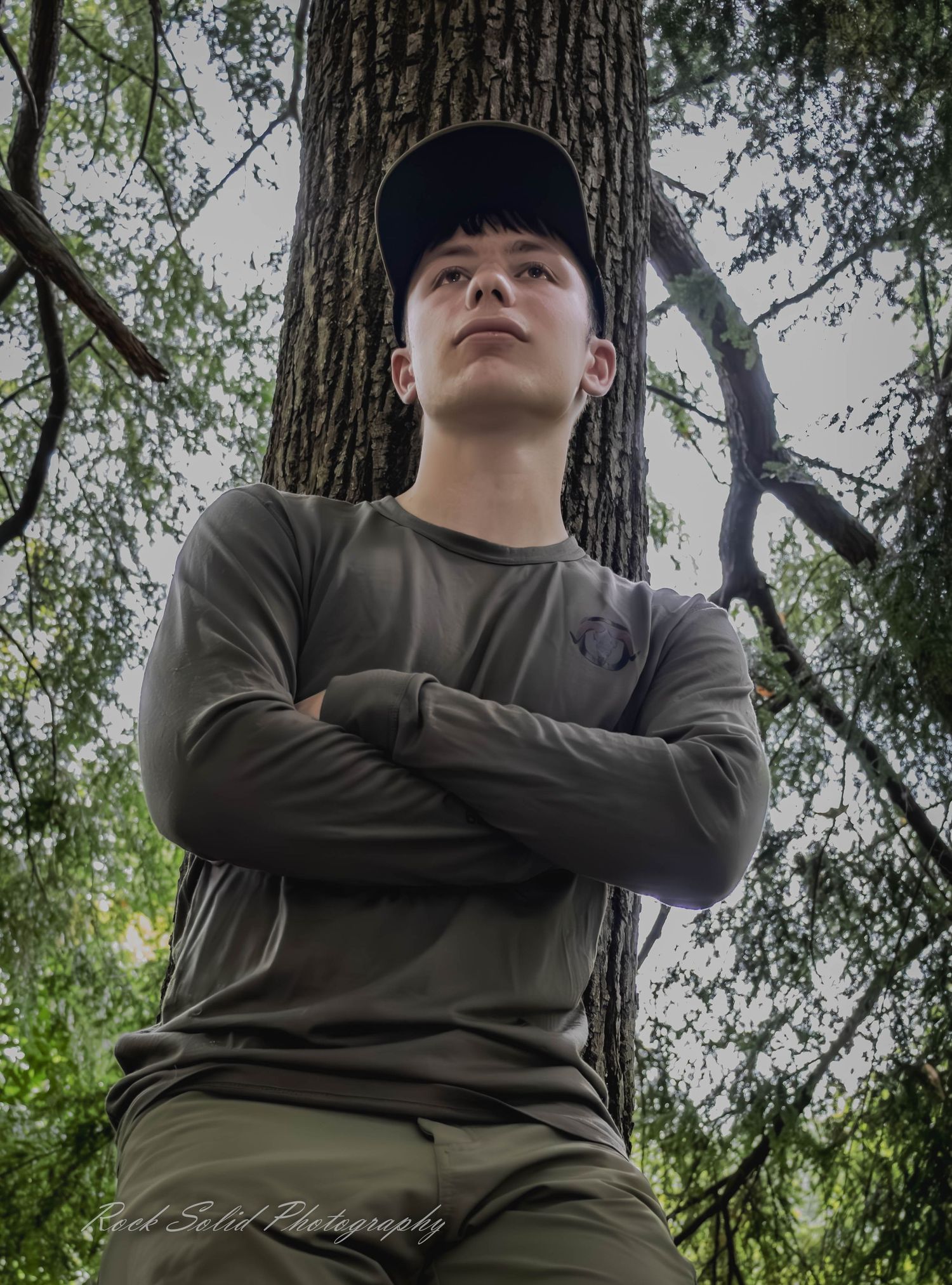 Specializing in men's, senior picture session in the woods, Coleman, Mi