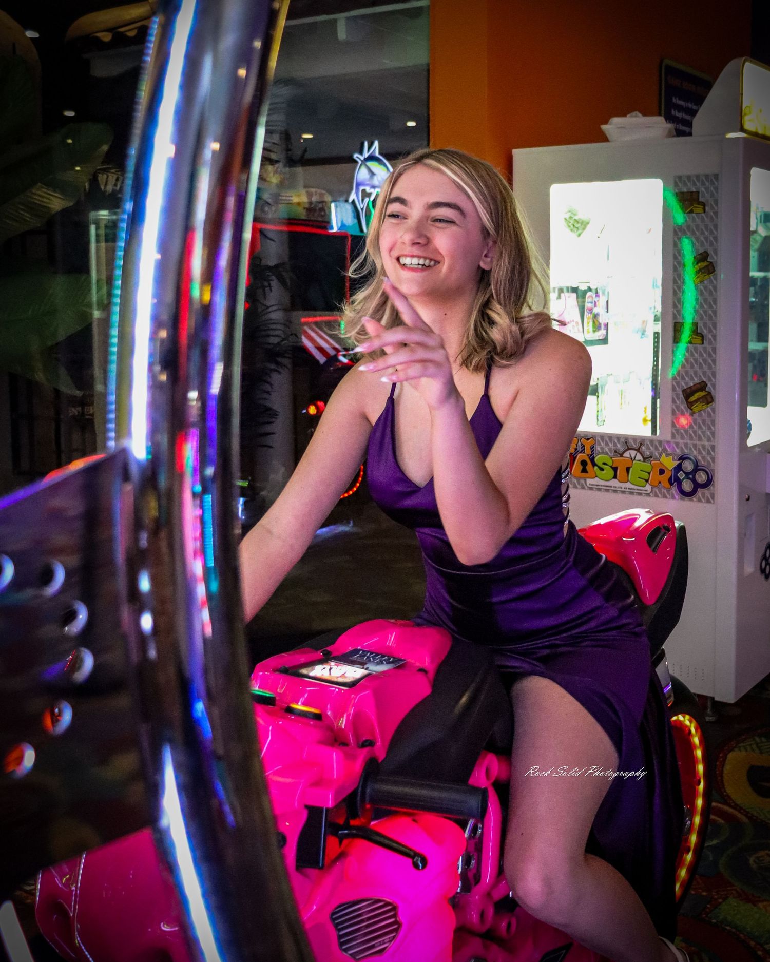 Woman's Senior Arcade Photography Session Midland, Michigan