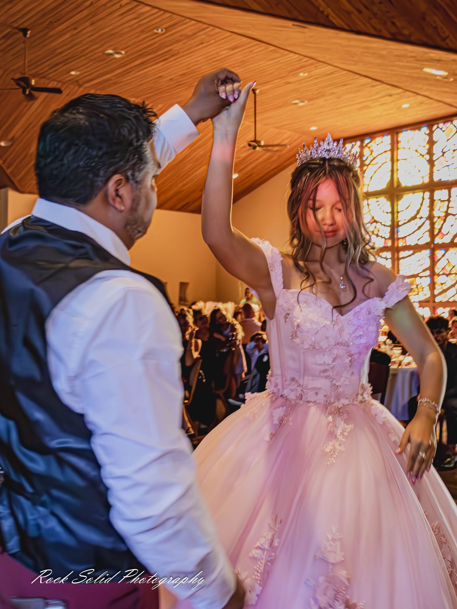 Best Quincean`era portrait photography, live party photography, and emotional family moments in Coleman, Mi