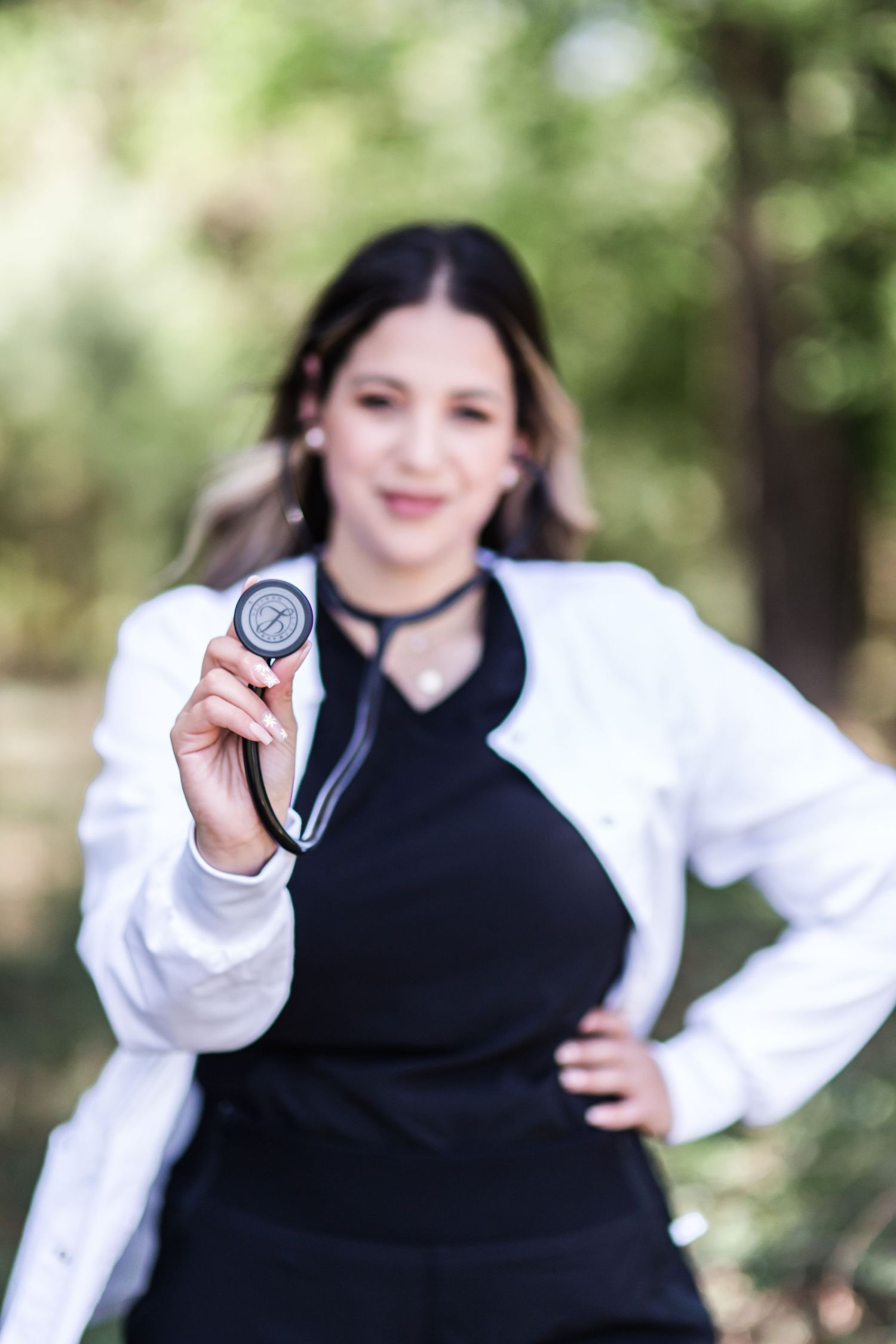 rn holding tool in hand