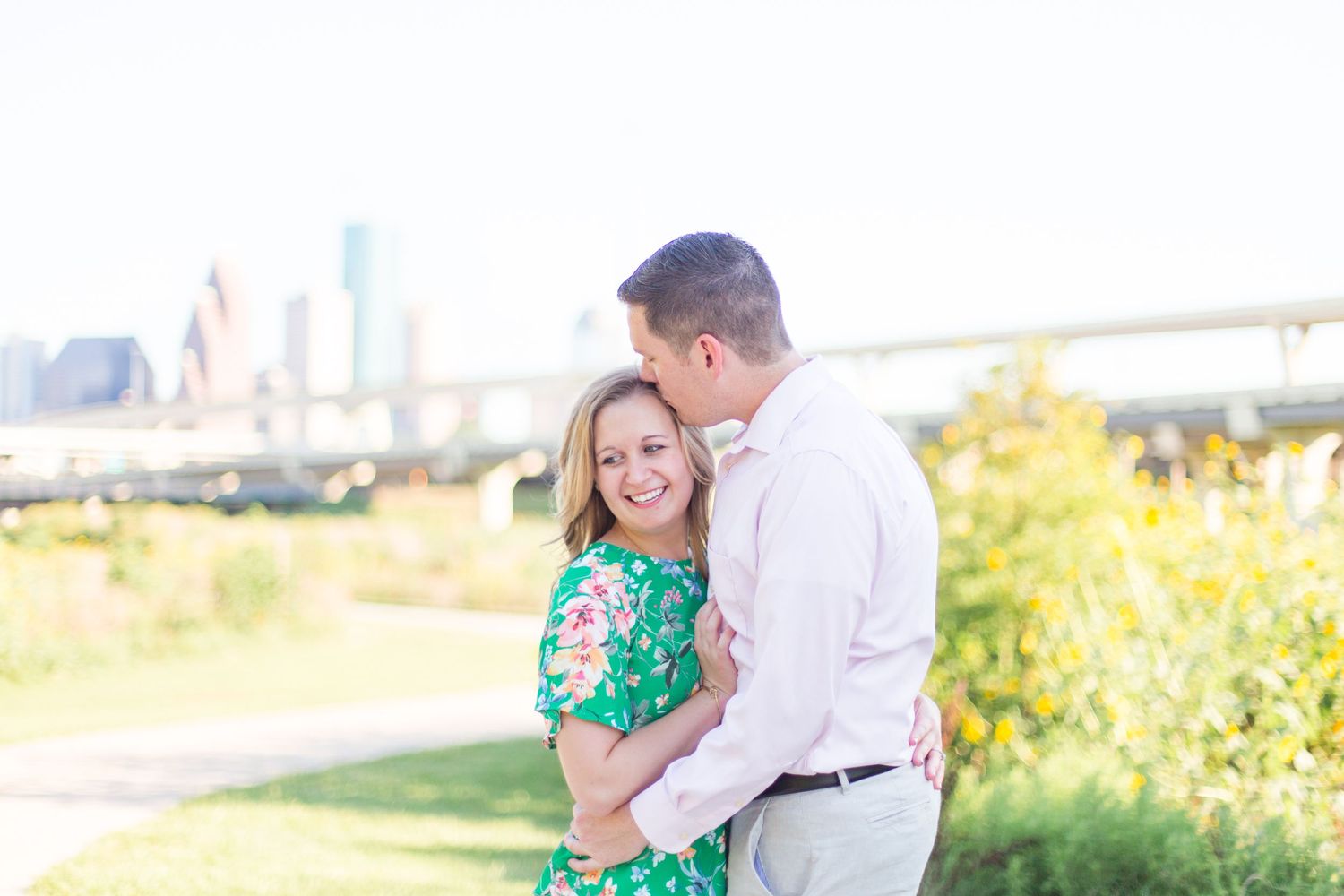 houston skyline engagement