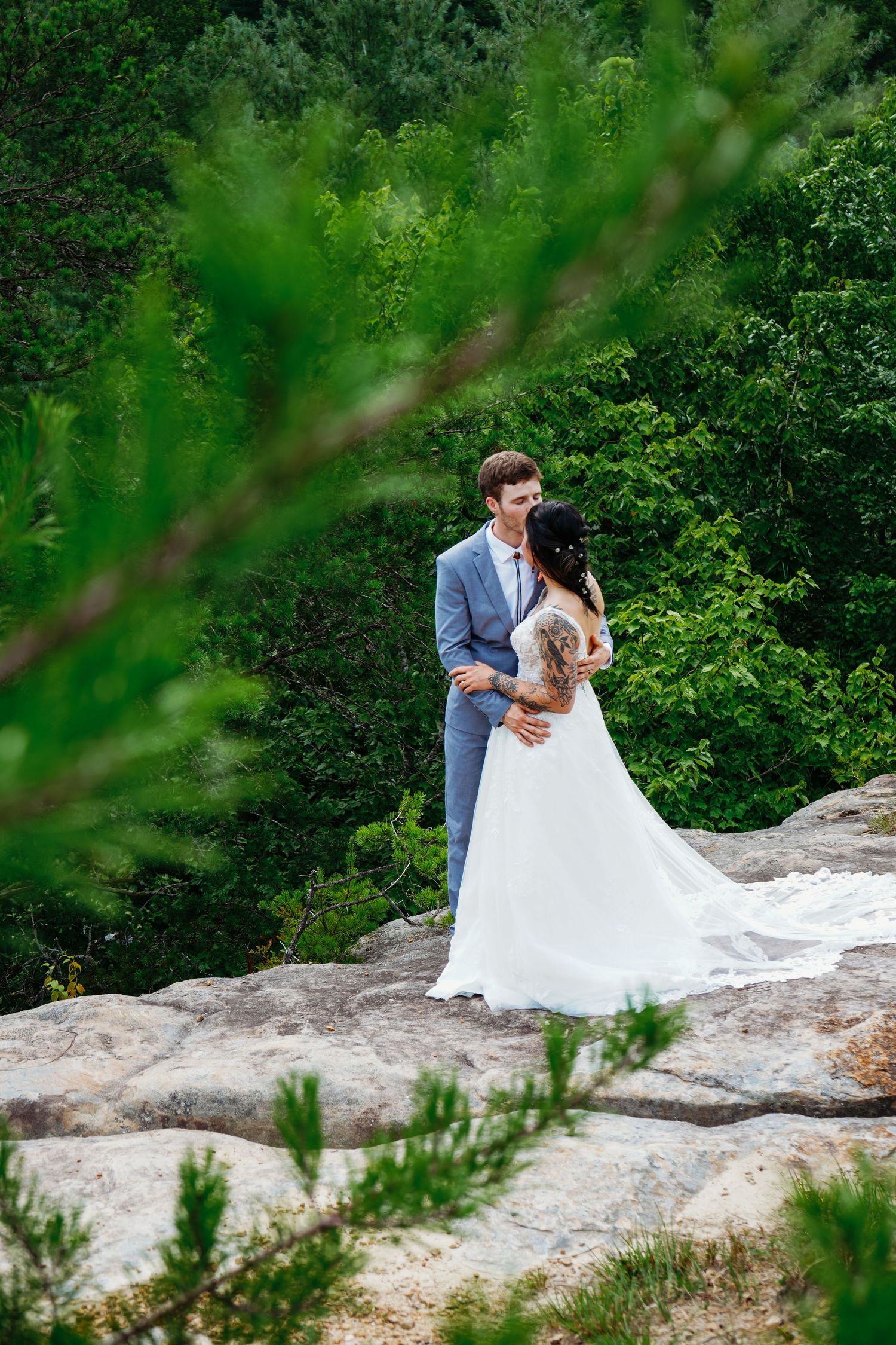 Intimate Kentucky elopement photographed in the mountains