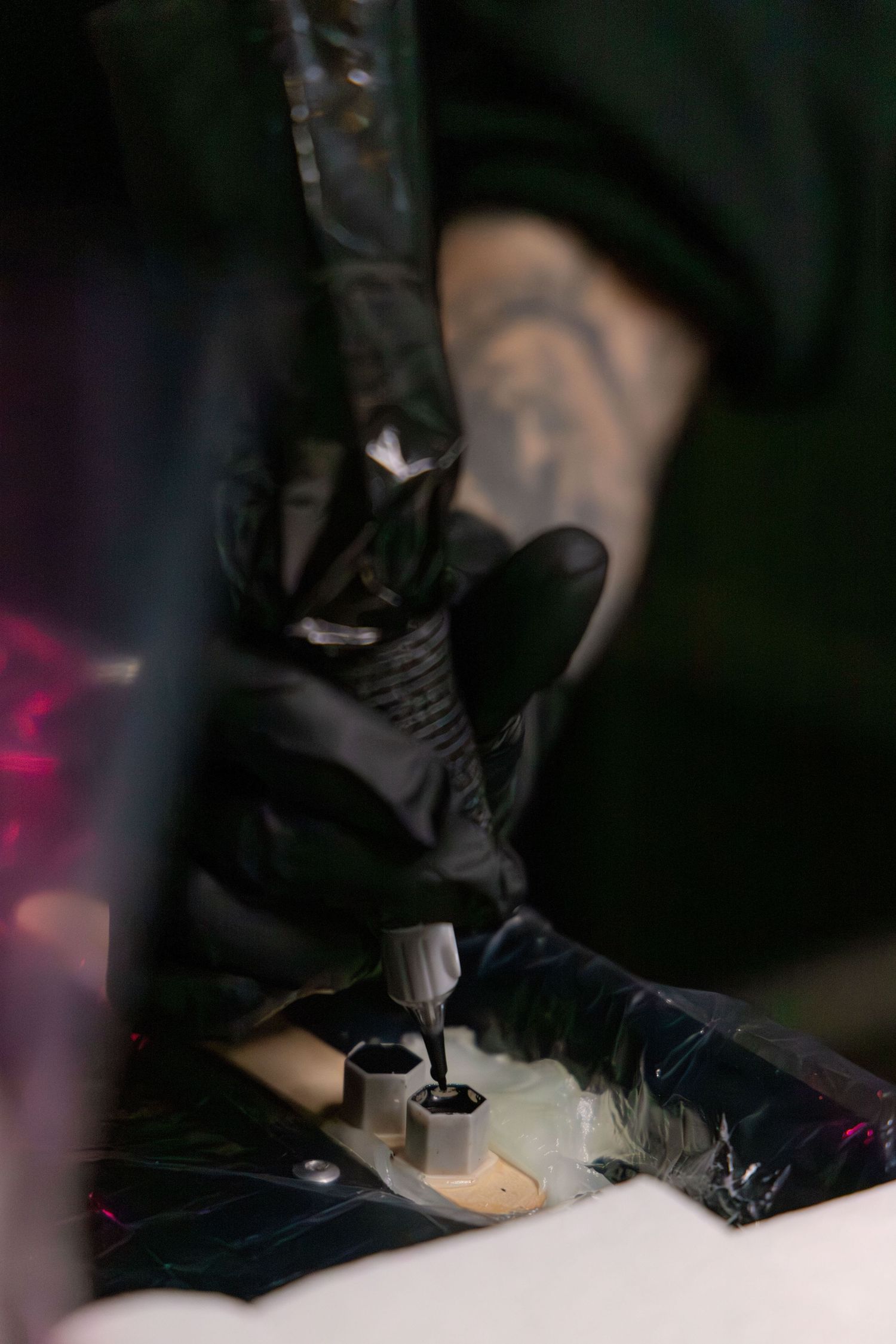 Close-up shot of Ren Abate (Ren In Black)